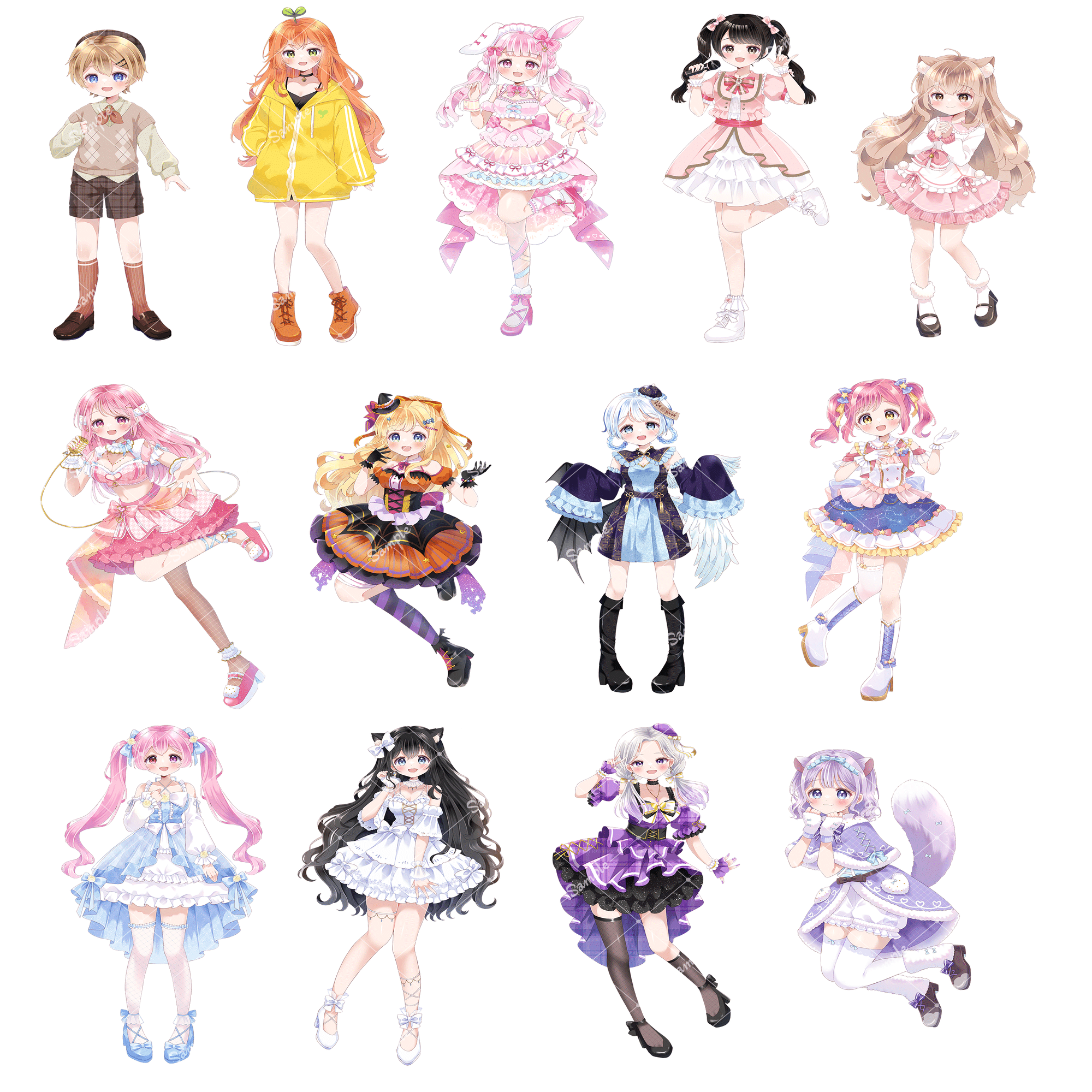 2024年ご依頼イラストまとめ｜みかもち