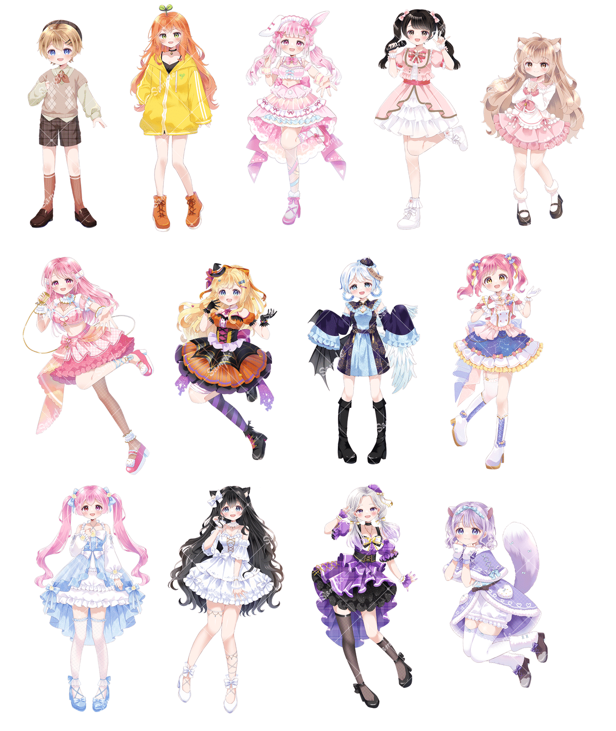 2024年ご依頼イラストまとめ｜みかもち