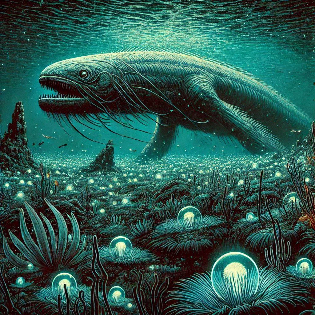 SOSUSが捉えた深海の神秘：215メートルの未確認生物｜PinkCat009