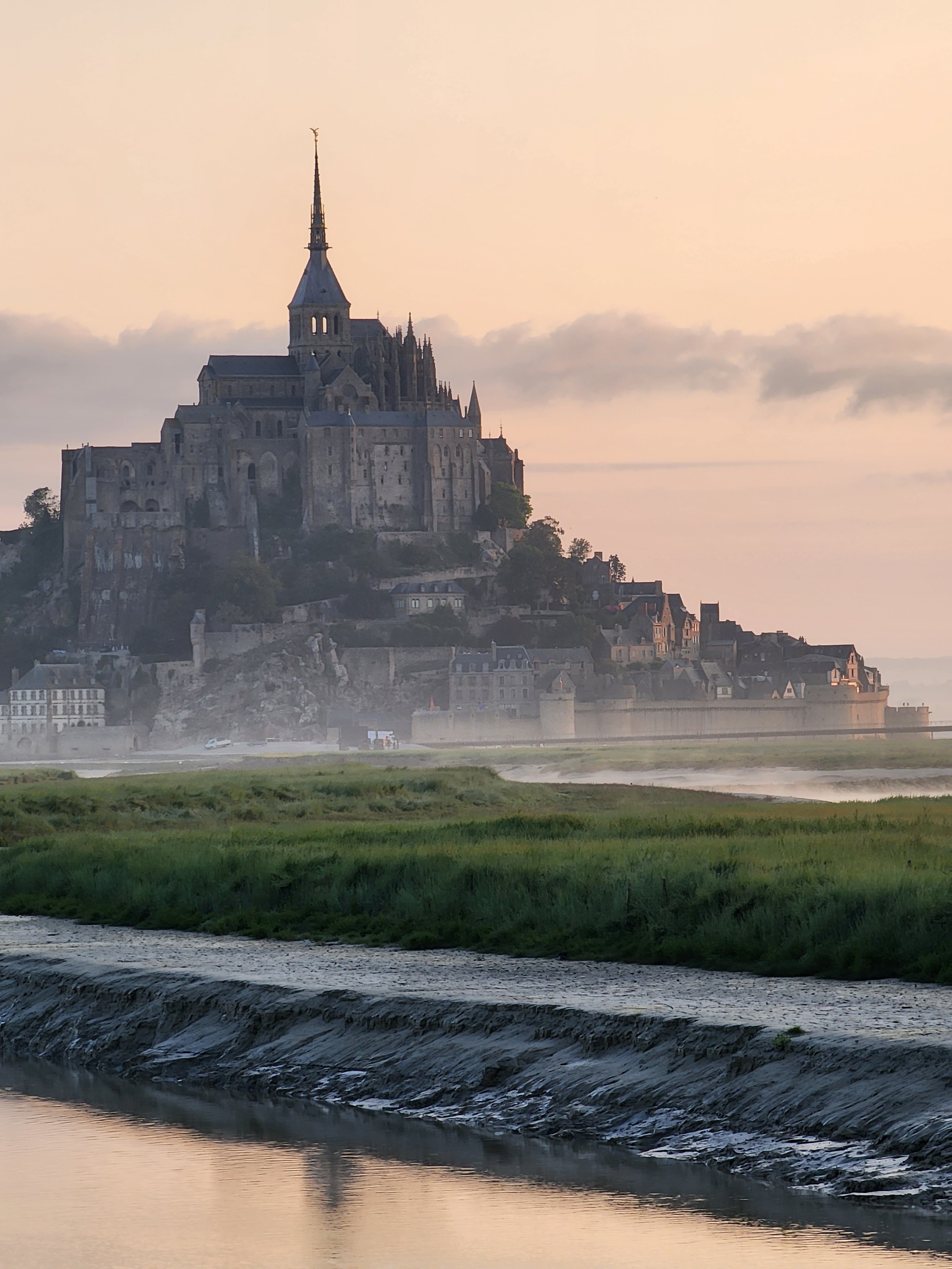 SAINT JAMES 関西万博 マンキエ モンサンミッシェルエルボーパッチ L SAINT JAMES 関西万博 マンキエ モンサンミッシェルエルボー