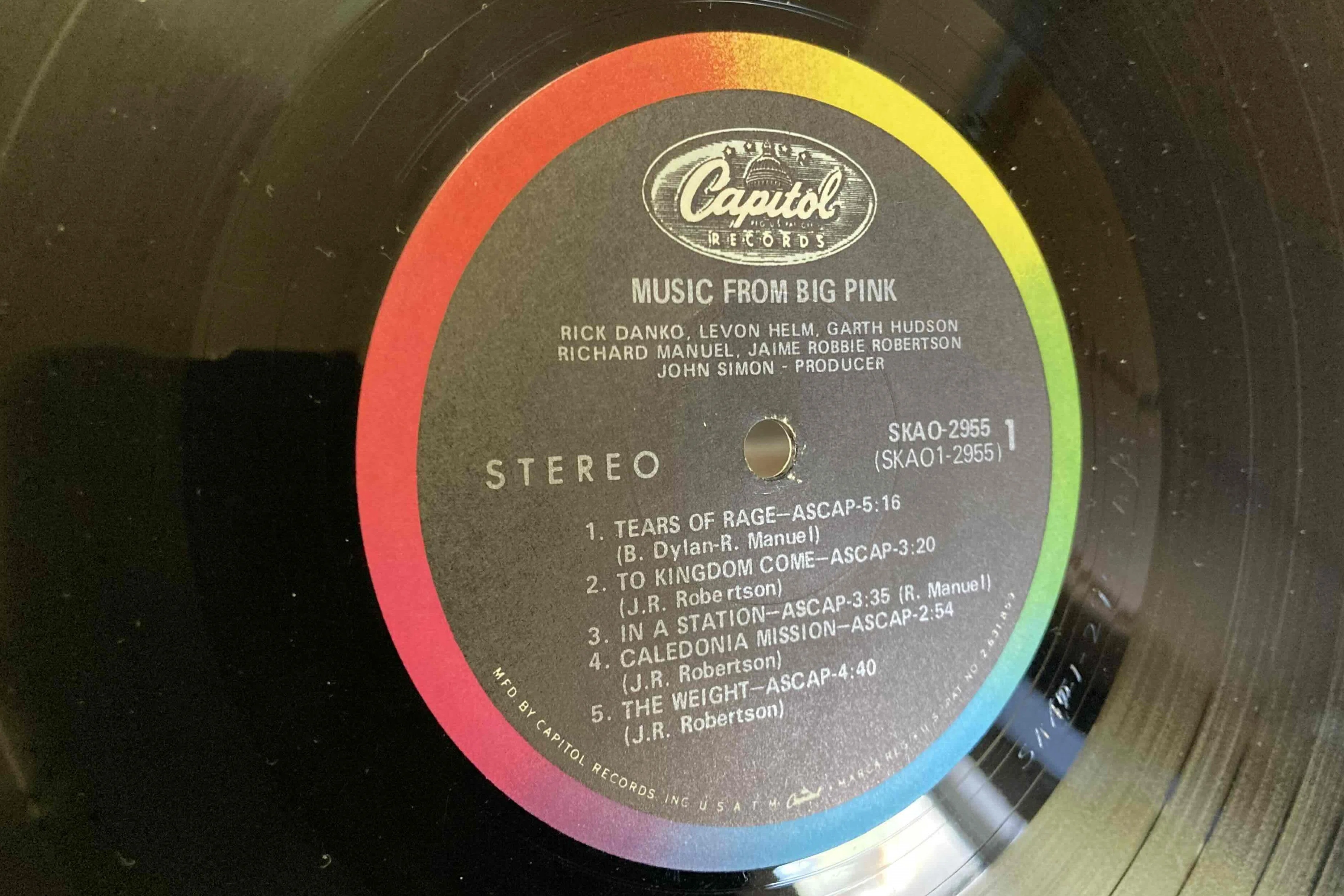 The Band [Music From Big Pink] Capitol SAKO-2955｜naruru's Record