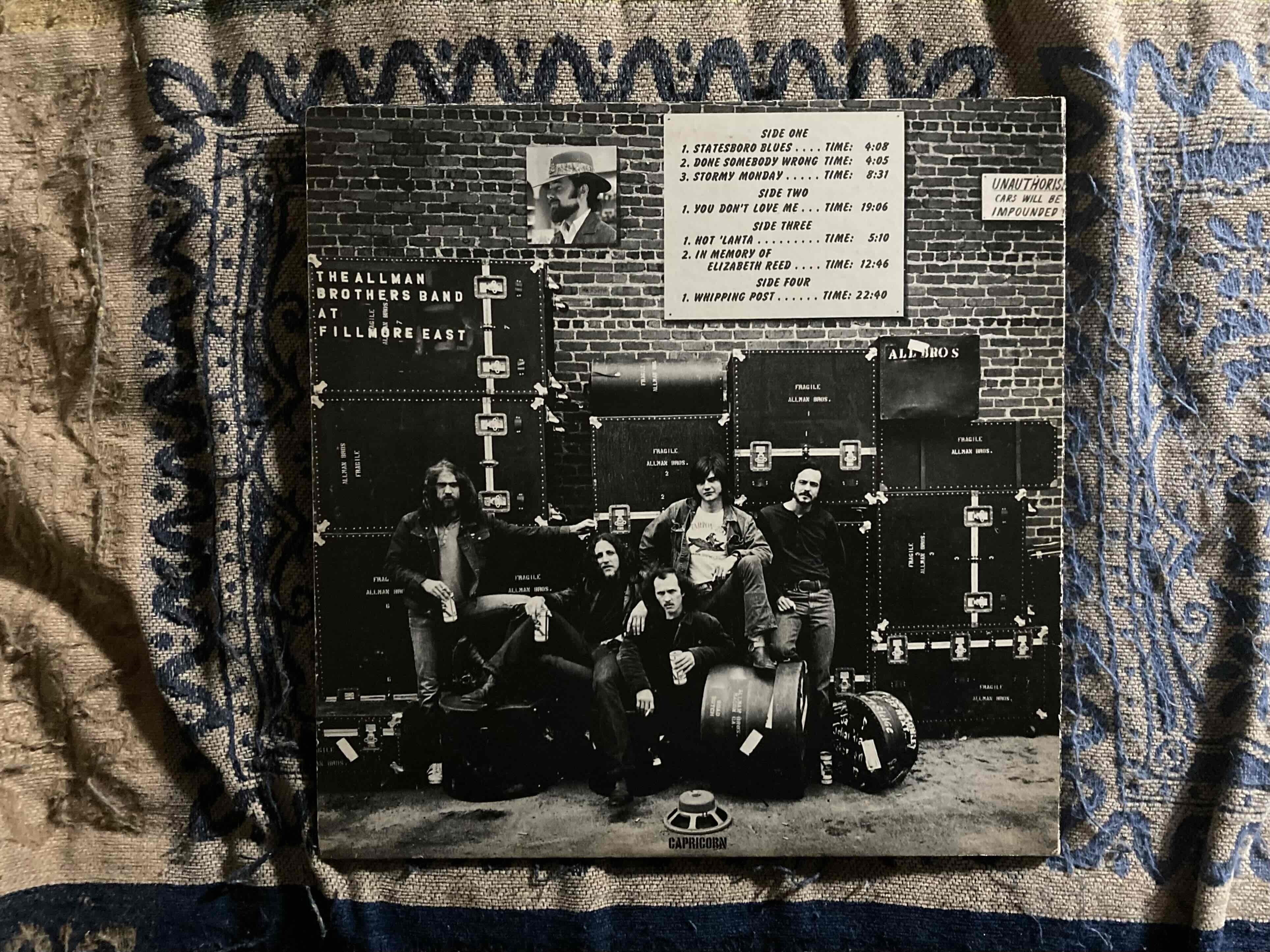 The Allman Brothers Band [At Fillmore East] Capricorn SD-2-802