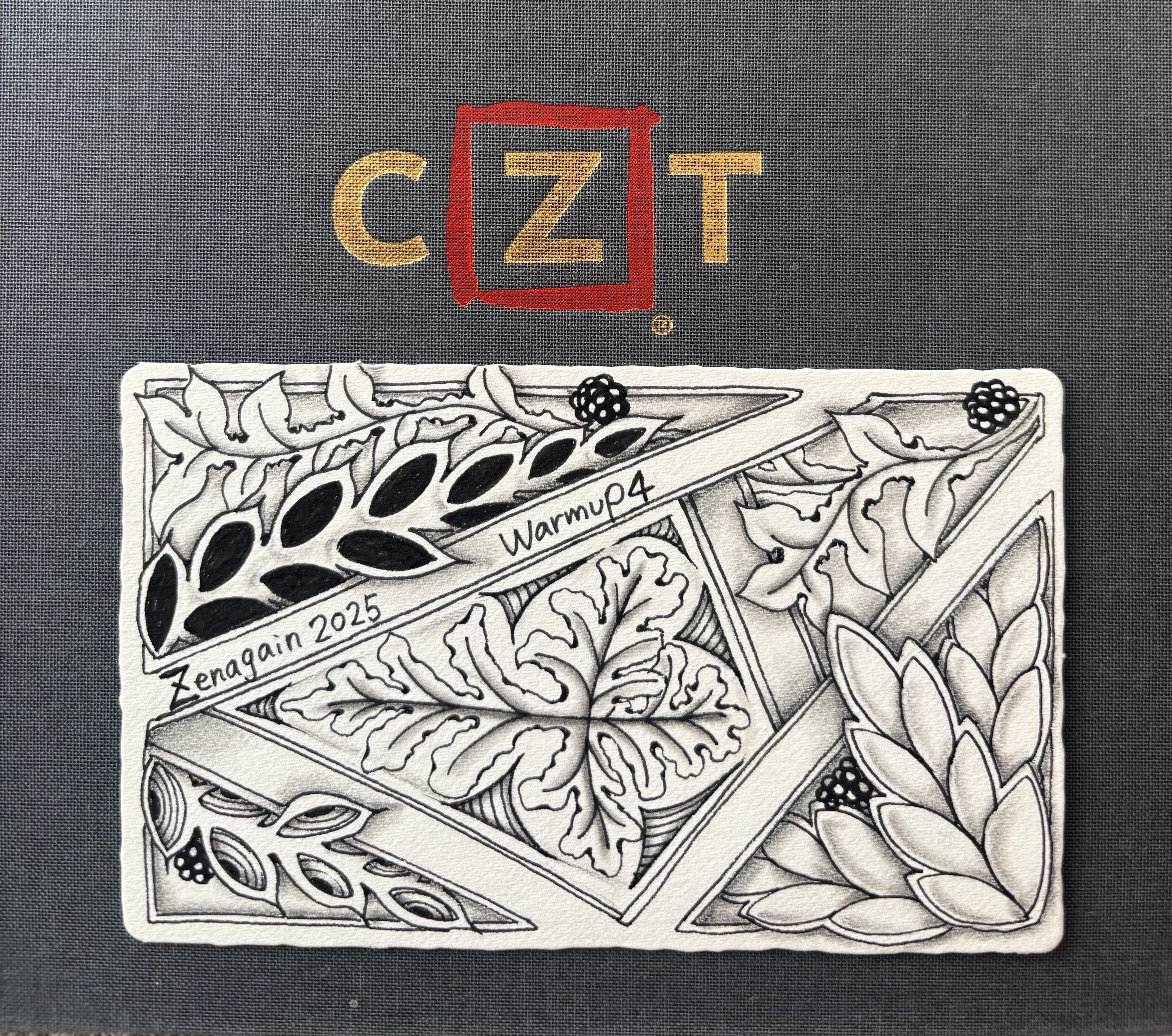 ゼンタングル®描き初め｜ゼンタングル認定講師 Andy