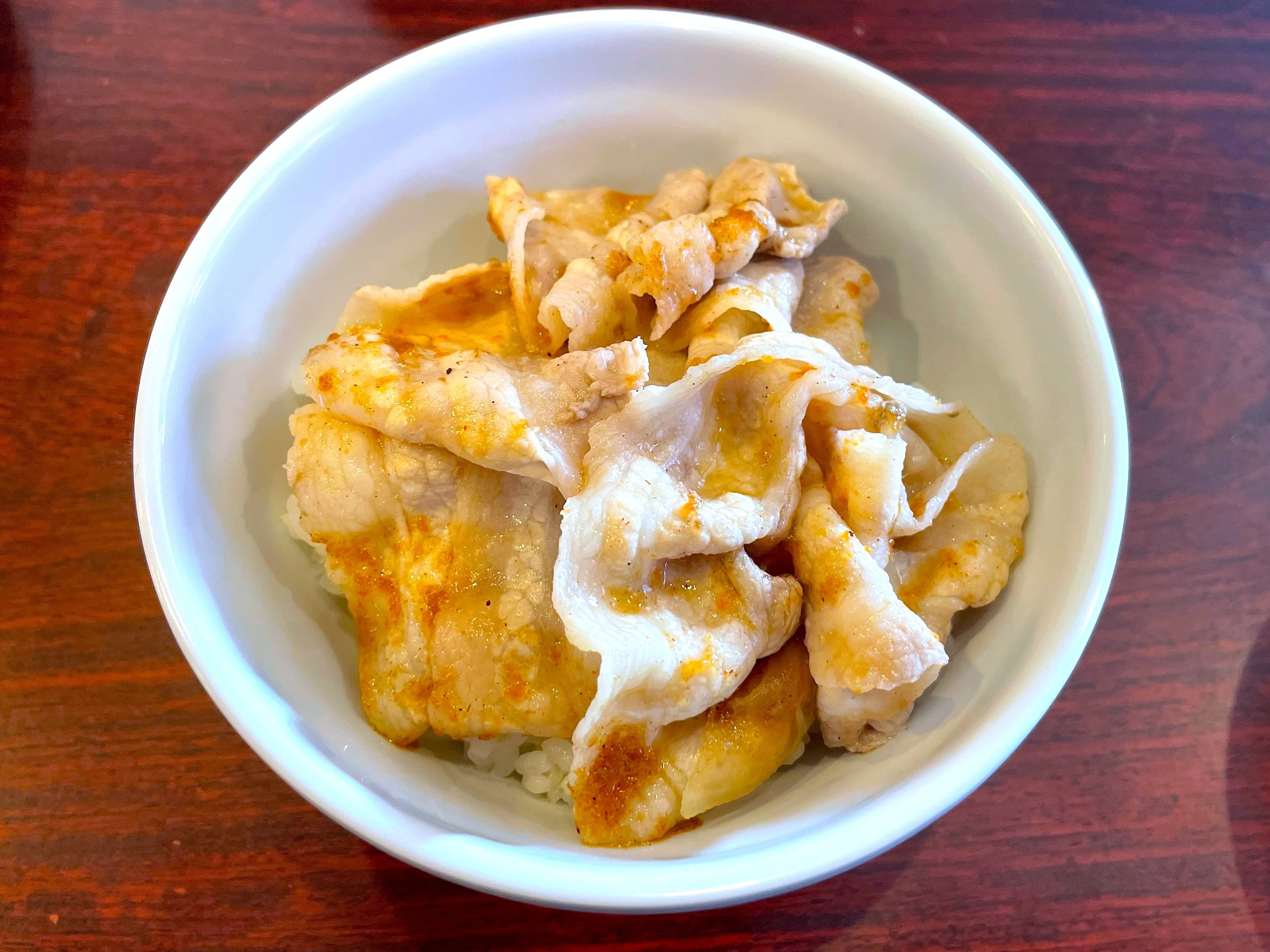 豚しゃぶ丼｜小野瀬雅生