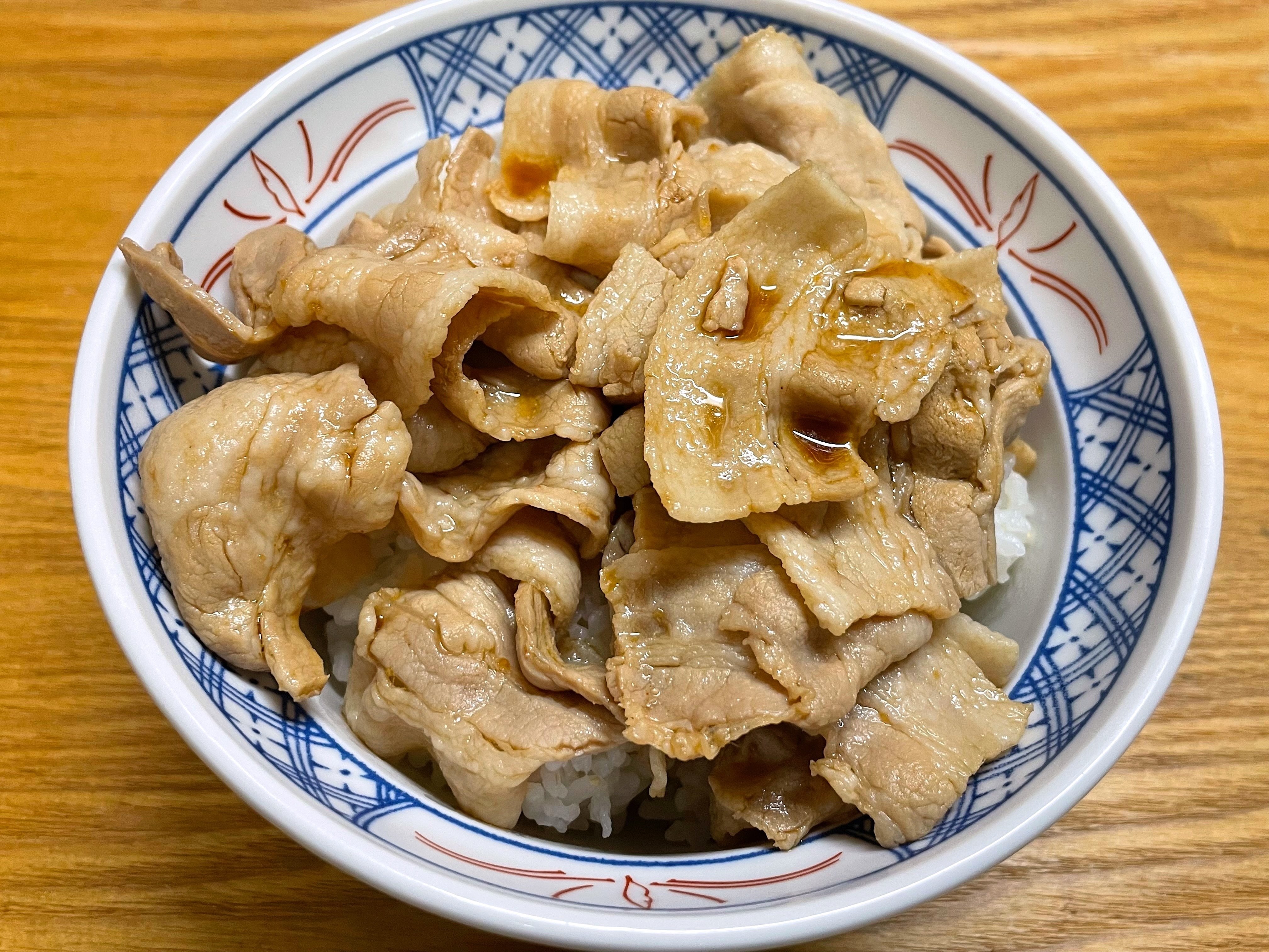 豚しゃぶ丼｜小野瀬雅生