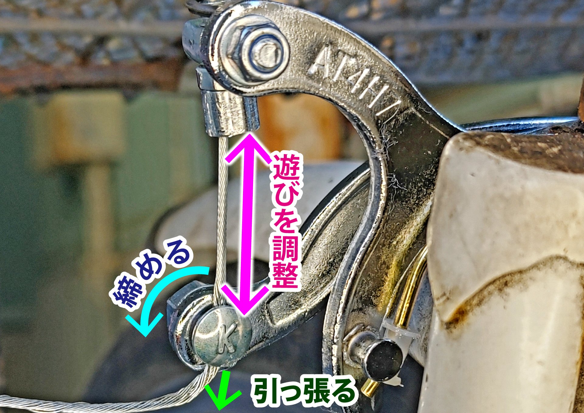 やっちゃえ！ママチャリ前ブレーキ交換DIY！｜青ねぎ太郎