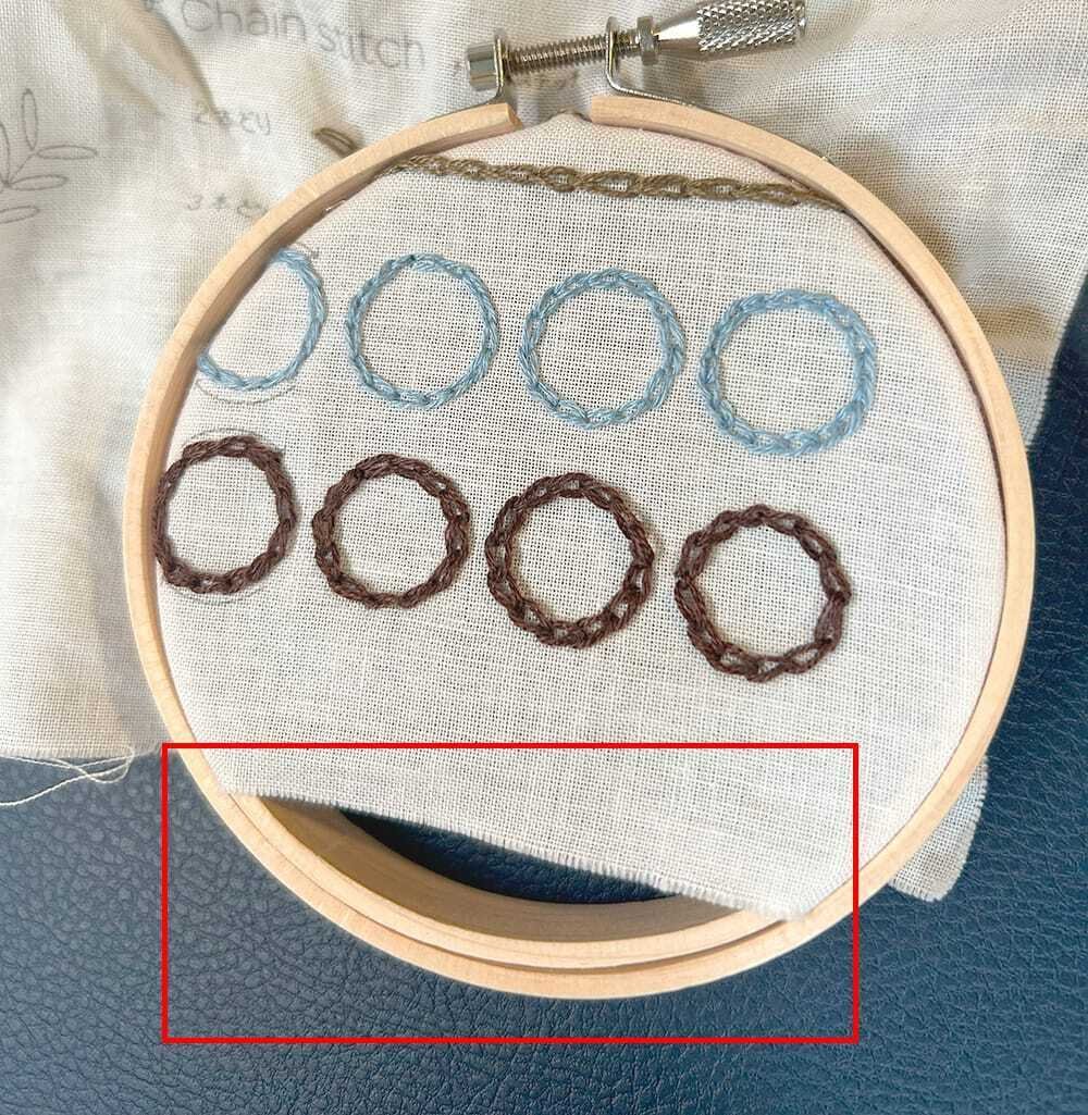 刺繍初心者の記録6｜ステッチ練習終了｜kumo