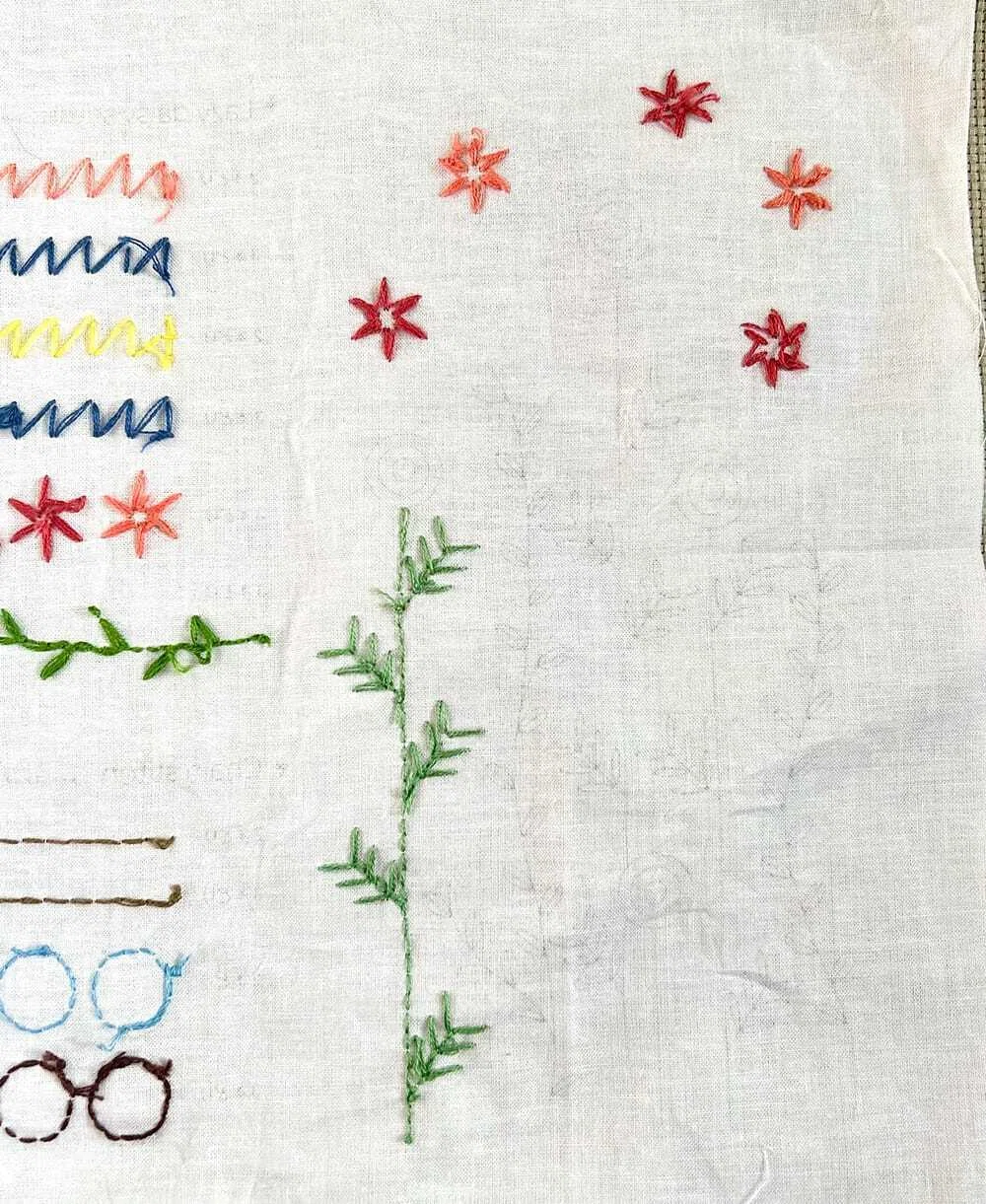 刺繍初心者の記録7｜仕事納め｜kumo