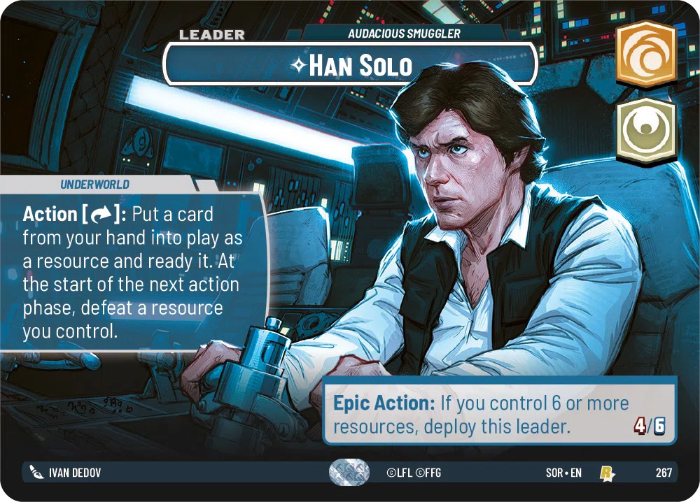 StarWars:Unlimitedデッキ紹介『ハン・ソロ』｜ぺろD（ペロペロ男爵）