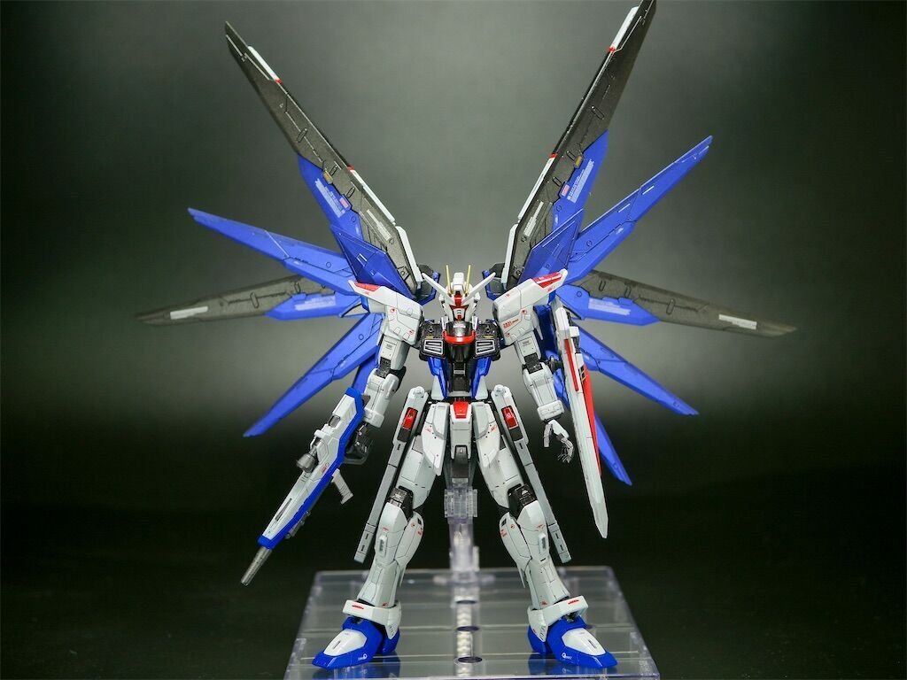 RG フリーダムガンダム 塗装 完成品 バンダイ ガンプラ 1/144 RG 1/144 フリーダムガンダム | 機動戦士ガンダムSEED フィギュア