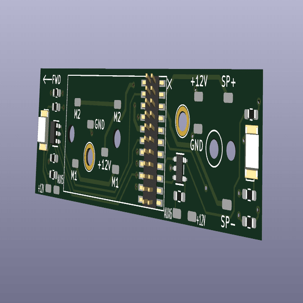 HMX P042 K社EF510(HO)用 Smile Sound Decoder 搭載補助基板｜Tetsuo (HMX)