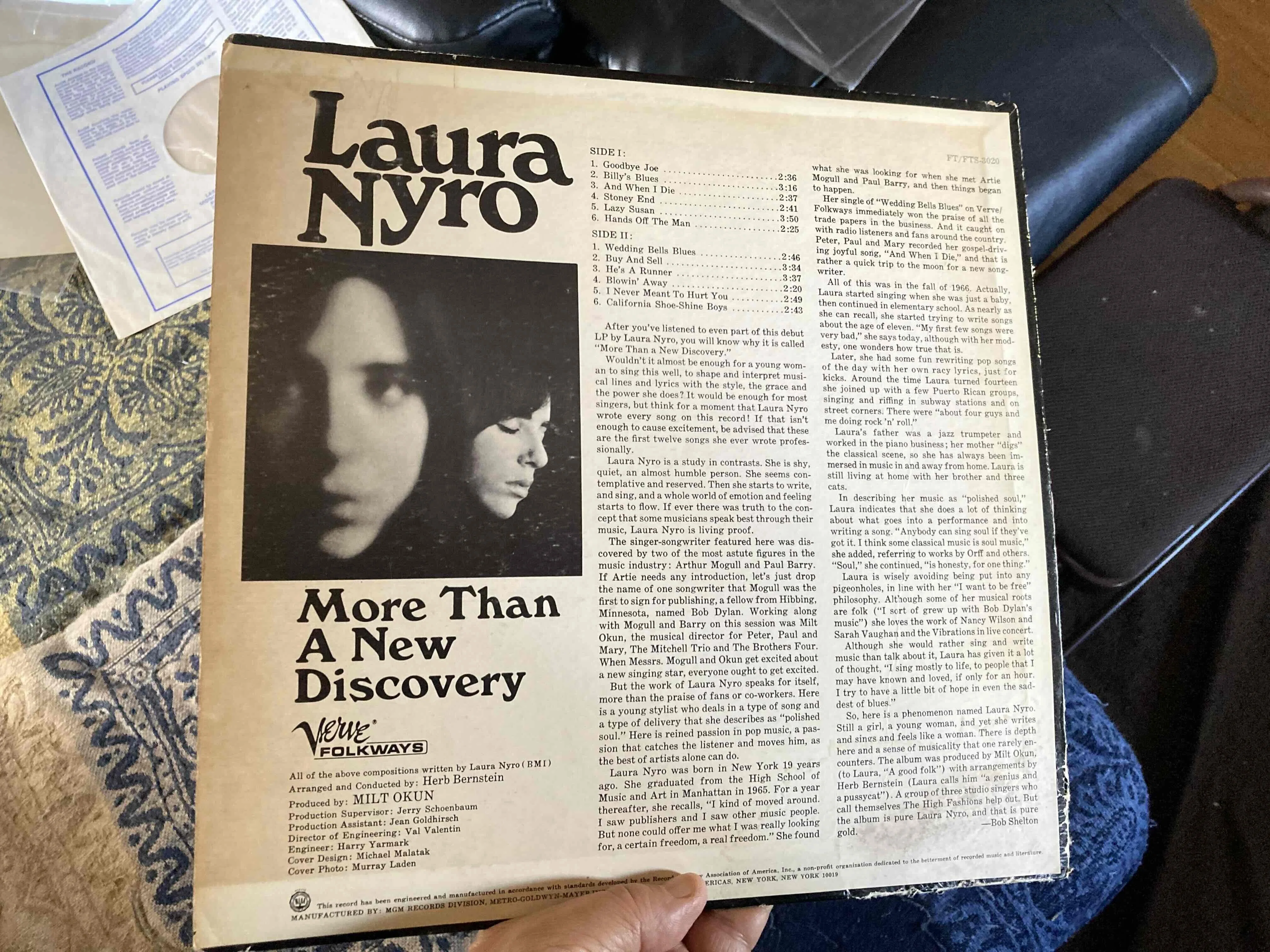 Laura Nyro [More Than A New Discovery] Verve FT-3020 ｜naruru's Record