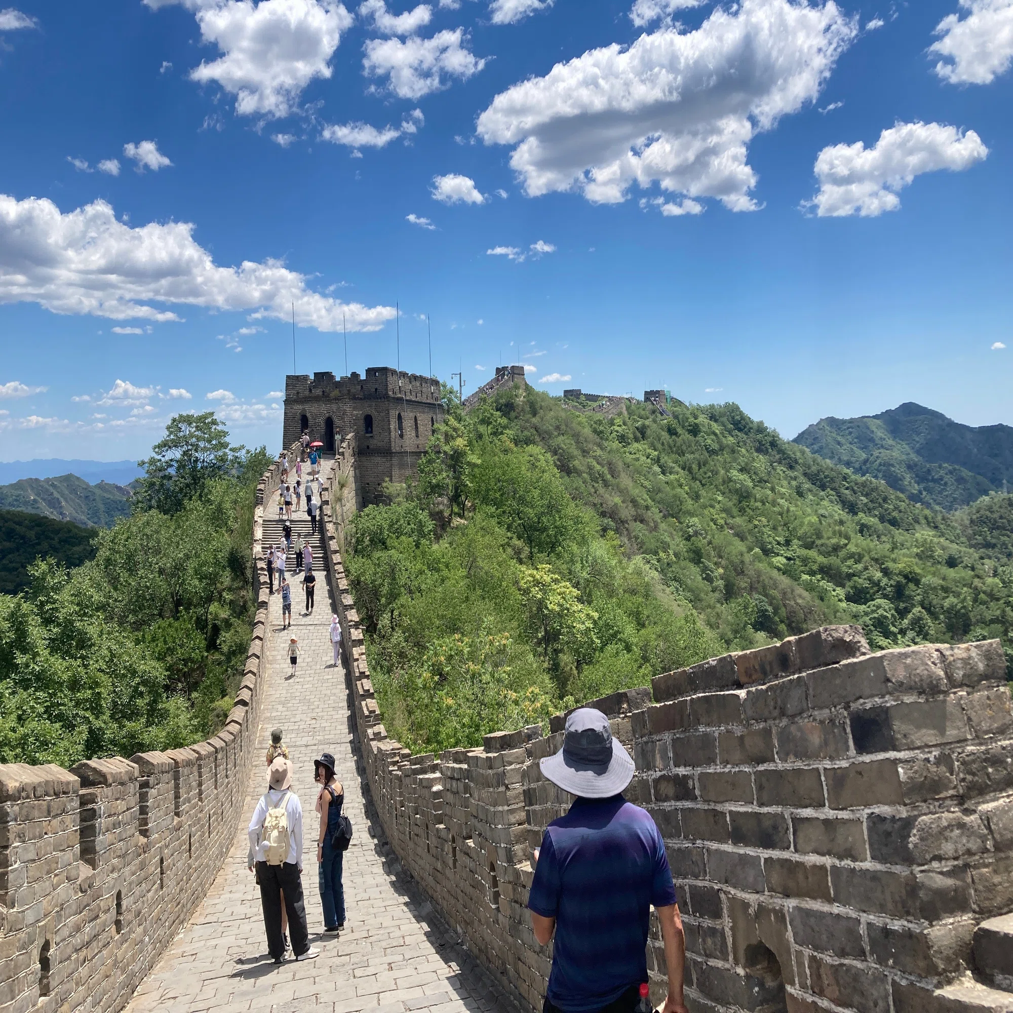 中国、万里の長城で考える。人生の
