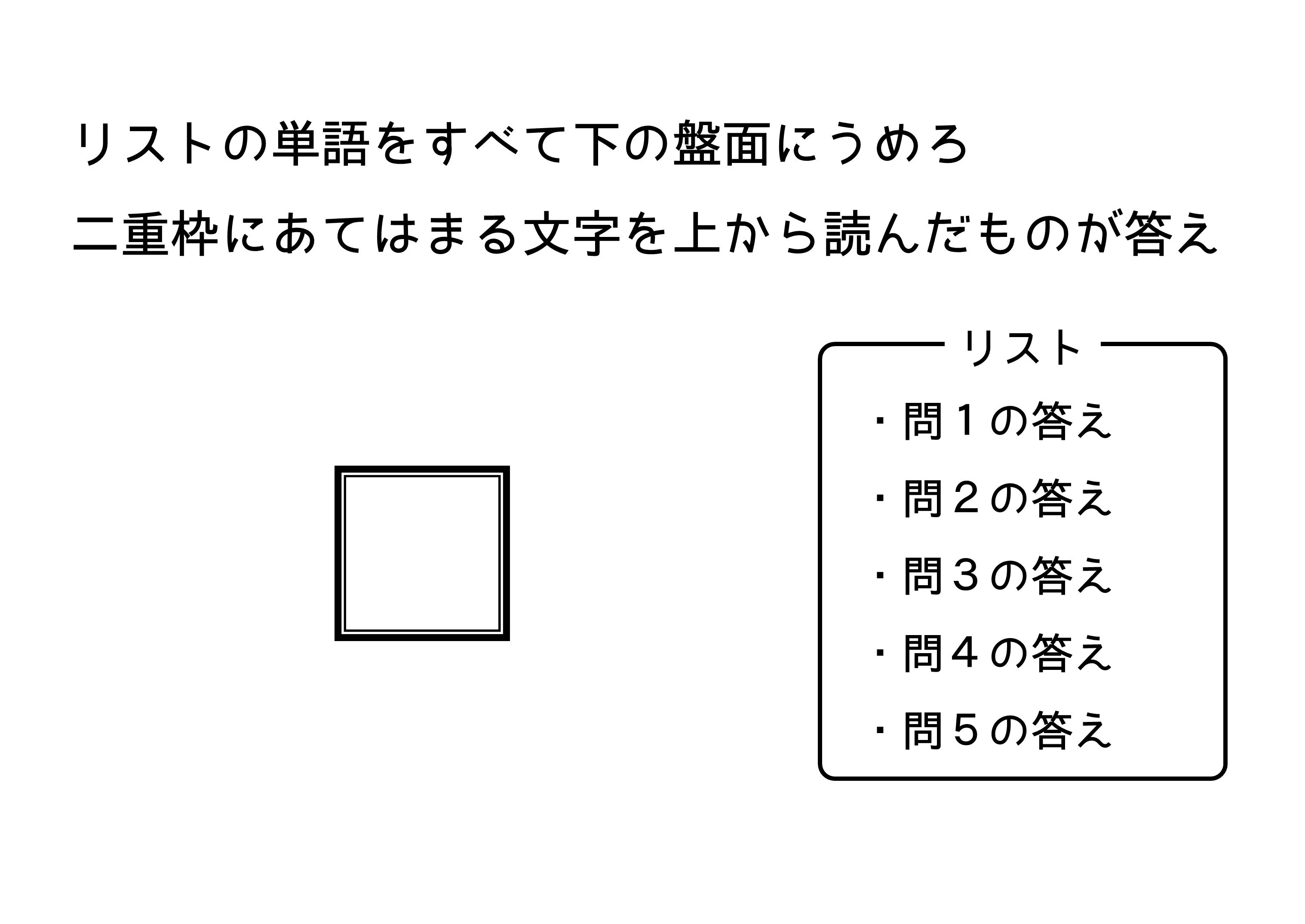 2025年の元日に出題した謎解きの解説｜k5