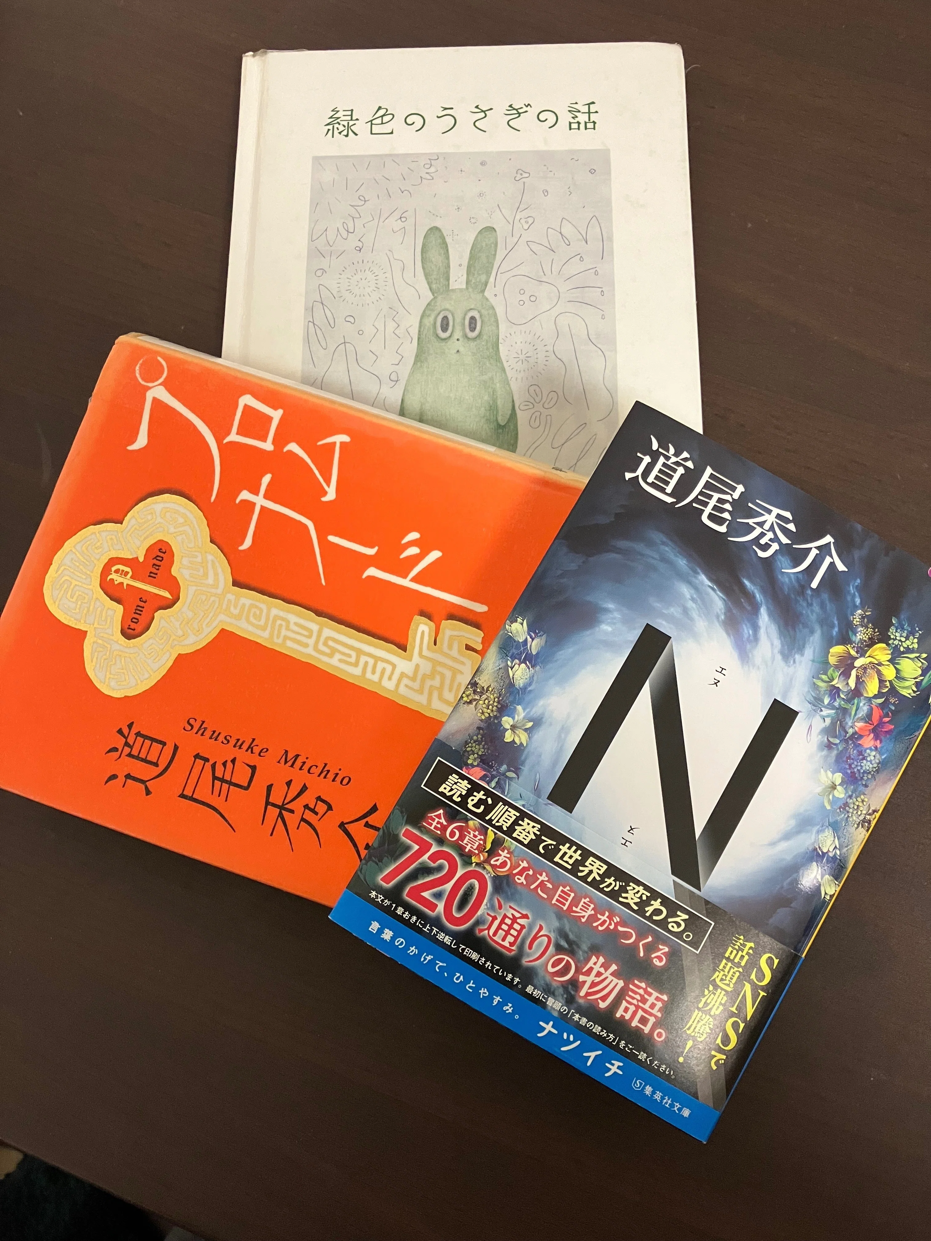 129．【読書と私】㉞緑色のうさぎの話・N／道尾秀介：映像化、構成化が