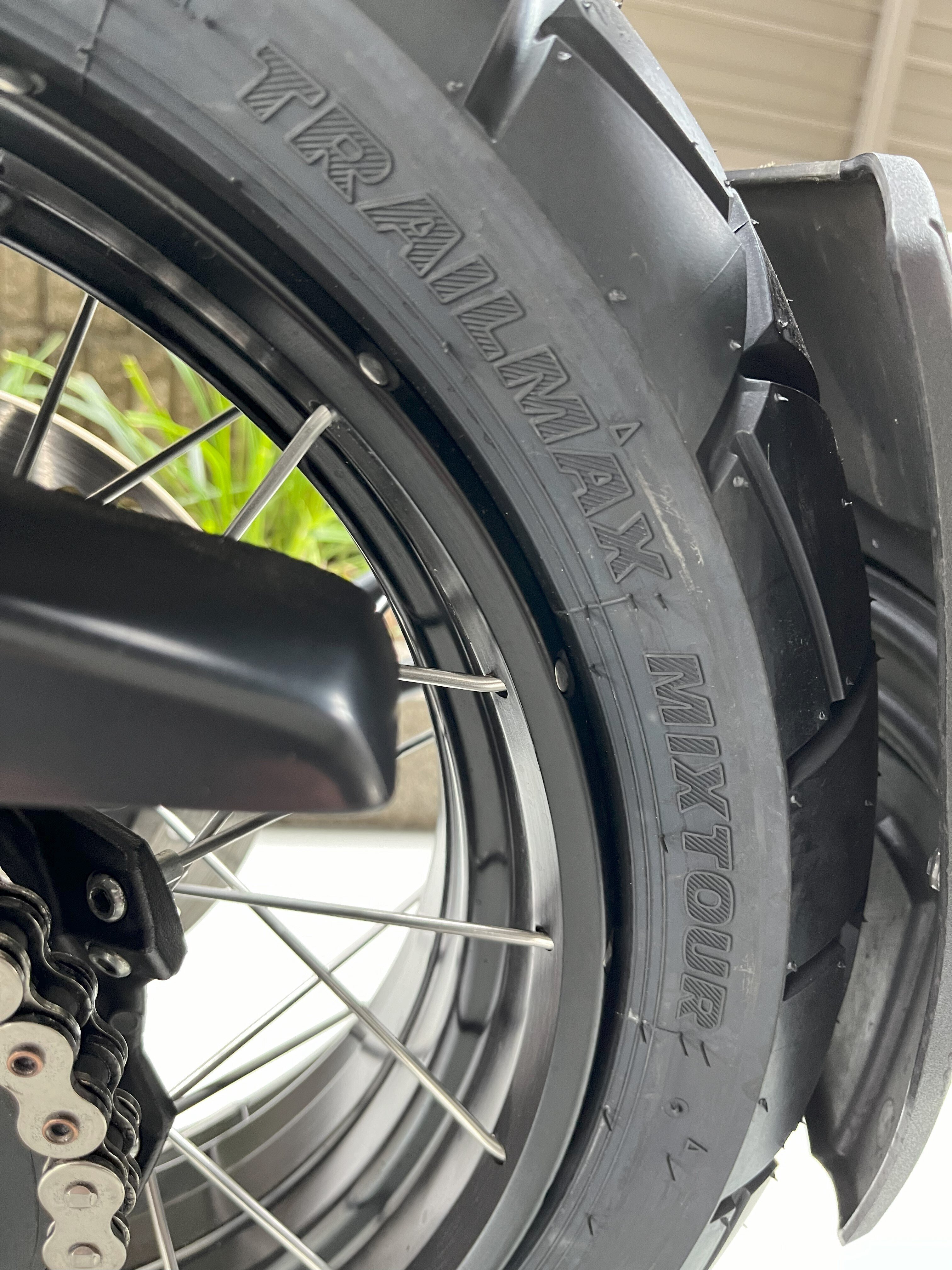 メンテナンス記録】X-ADVタイヤ交換（DUNLOP TRAILMAX MIXTOUR