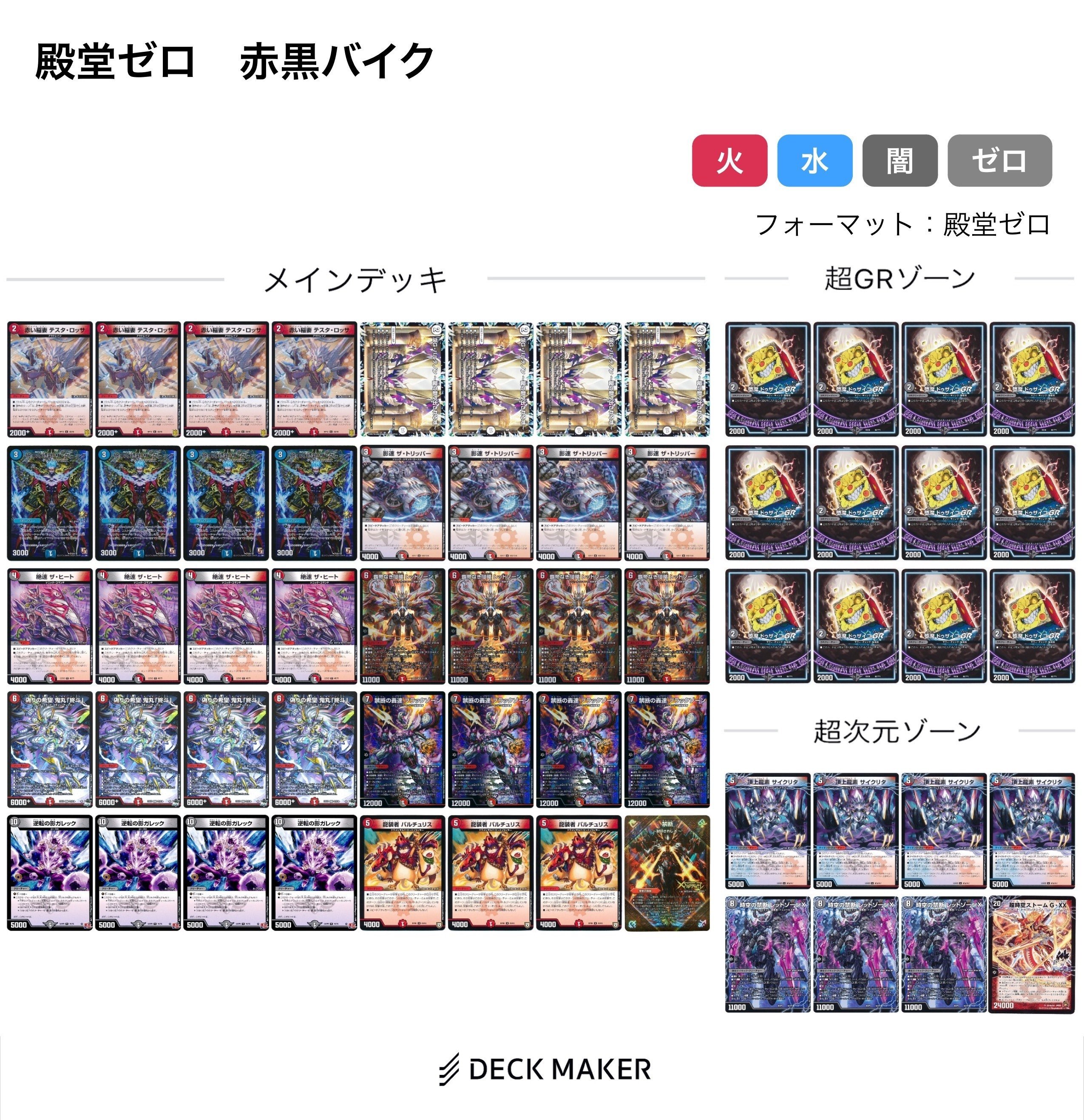 デッキ【白緑ファイブスター】殿堂ゼロ 2020年 2月】「白緑ファイブスター」大会優勝・入賞デッキレシピ