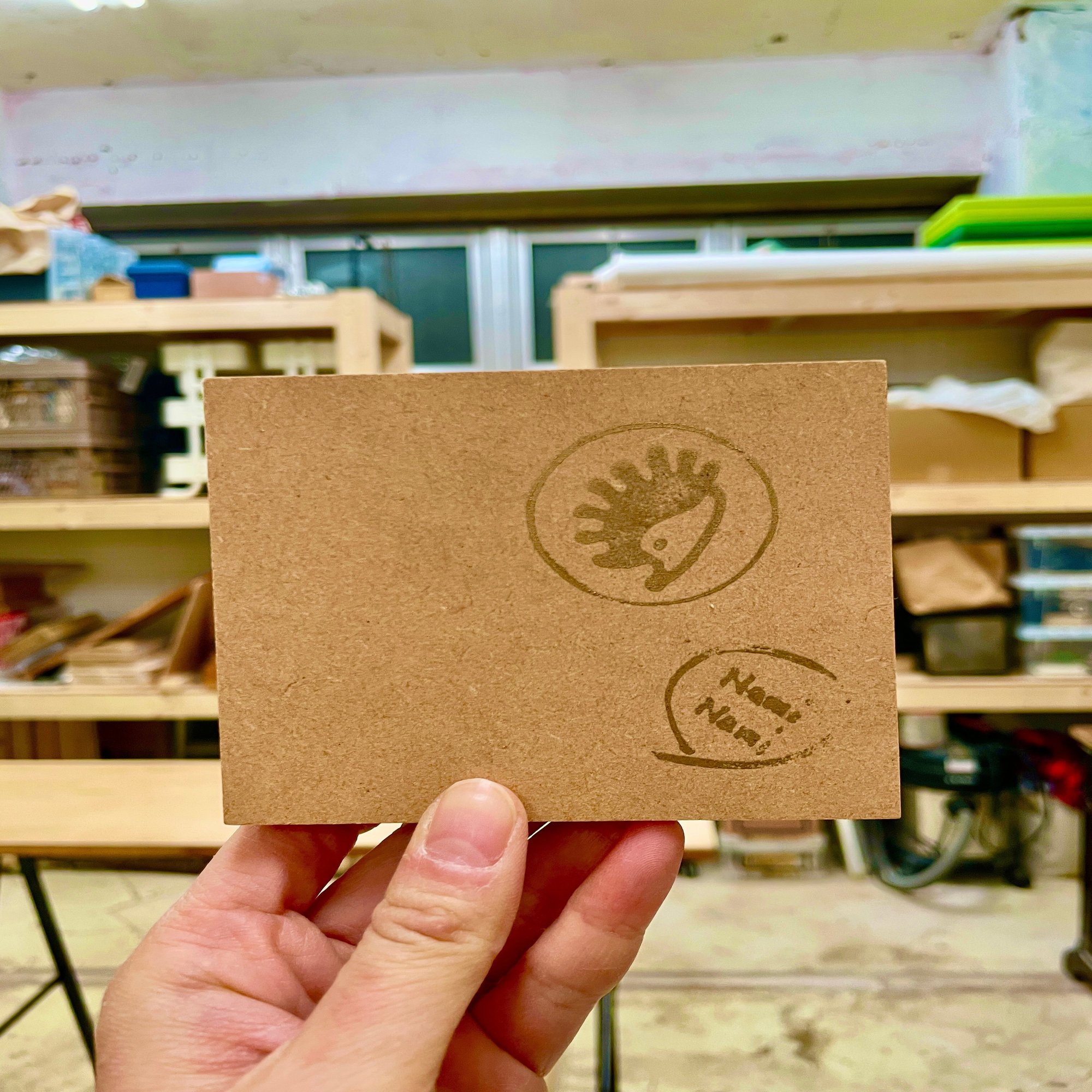 3Dプリンターを使ってオリジナルの絵柄をキレイに押せるスタンプを  