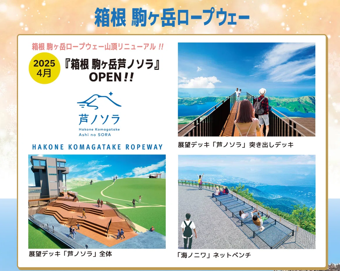 駒ヶ岳頂上🎍2025🎍新春の富士山🌞凍てつく風⛄雪の降る箱根元宮へ
