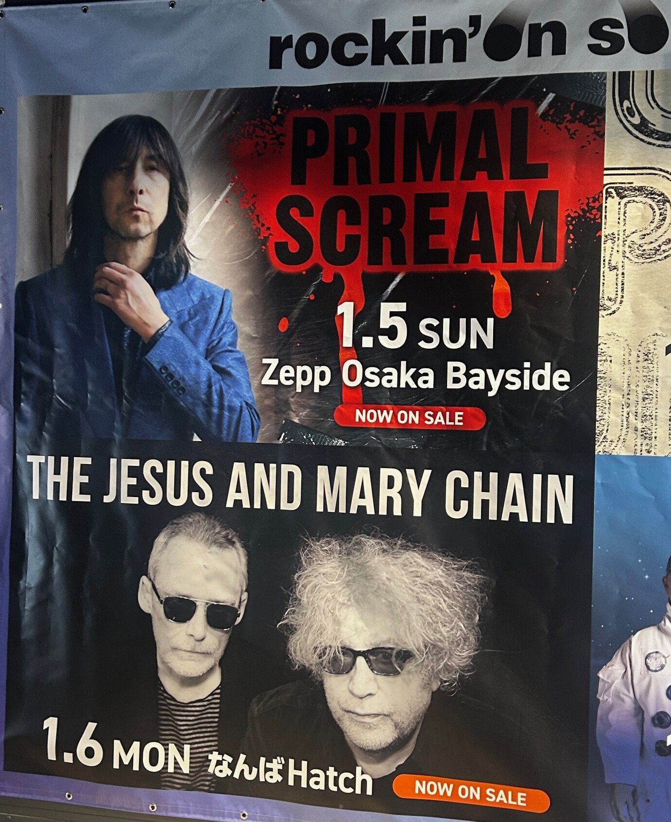 PRIMAL SCREAM LIVE @ Zepp Osaka Bayside｜Y.Shelby