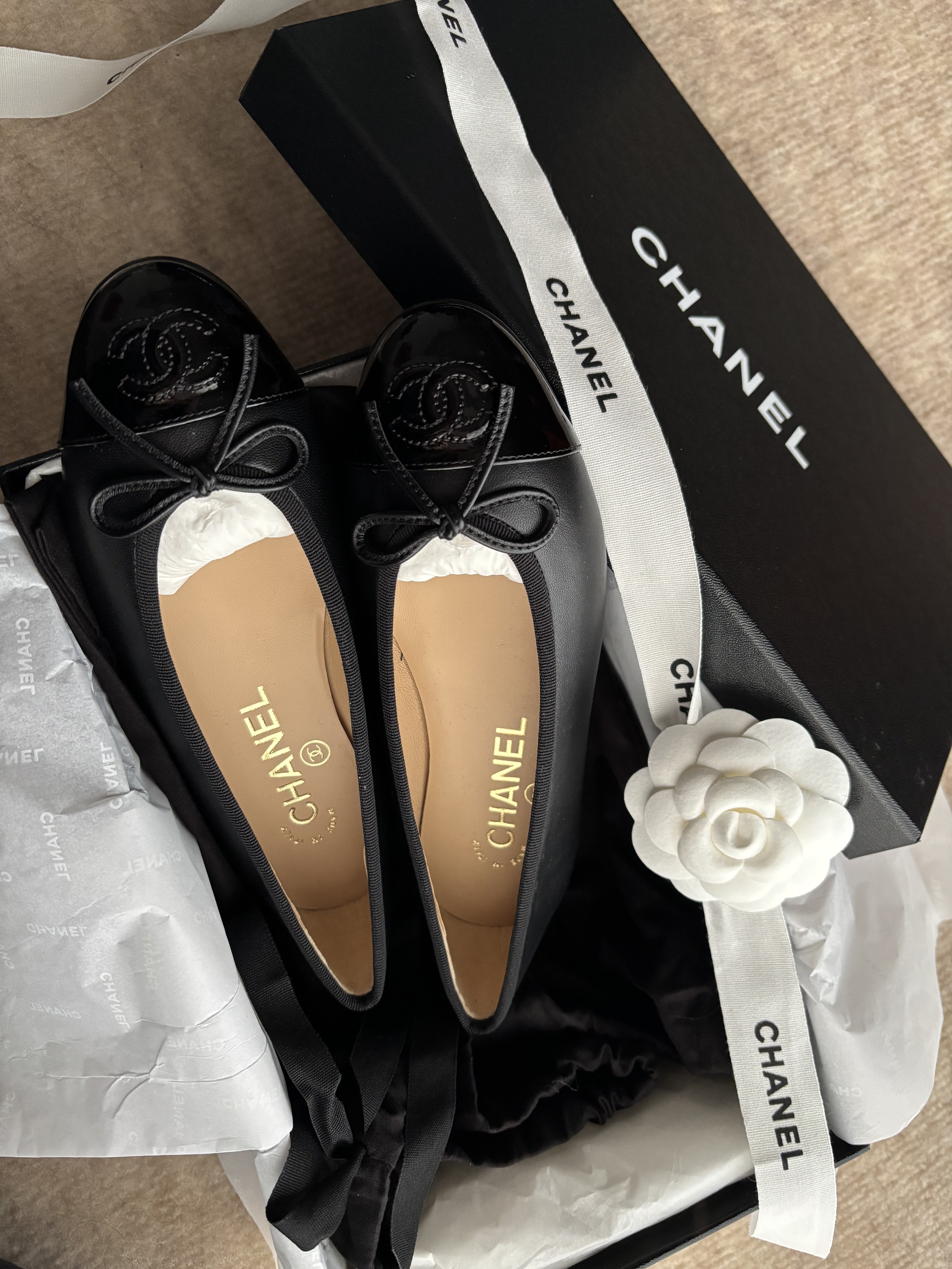 CHANEL バレリーナ　⭐︎2025年6月購入　　お値下げ CHANEL バレリーナ ⭐︎2025年6月購入 お値下げ シャネル