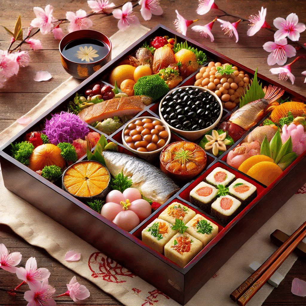 210[生成AI]おせち料理,純和風のボツ画集(2),和食チャレンジ！！[笑門