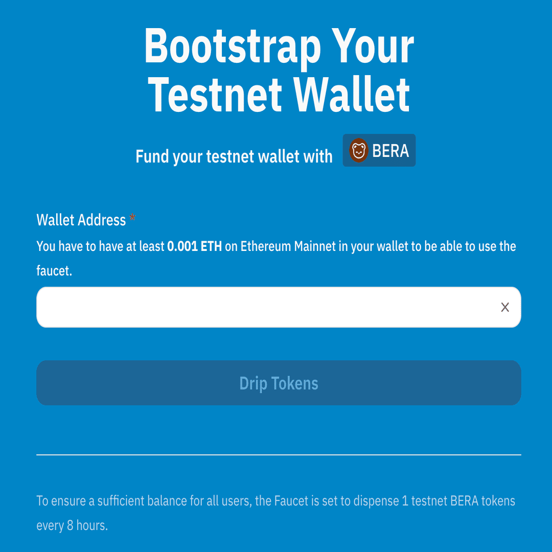 Berachain テストネット冒険の書！｜Karen - who knows