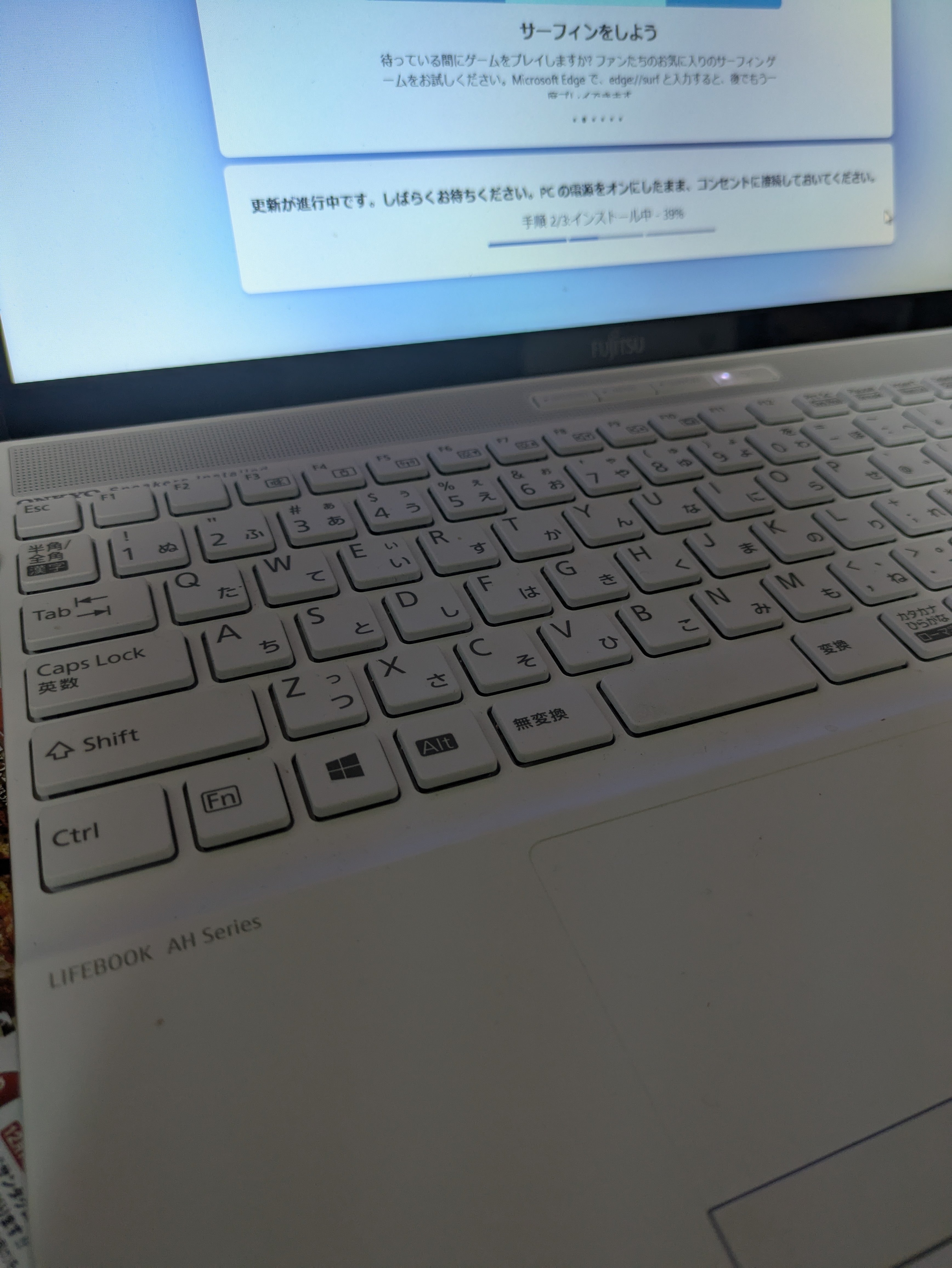 動画編集再生ラクラク⛳FMV-AH42-KS⛄SSD交換可&amp;windows10 FMV LIFEBOOK AH42/Xシリーズ SSD交換＆メモリ増設交換方法