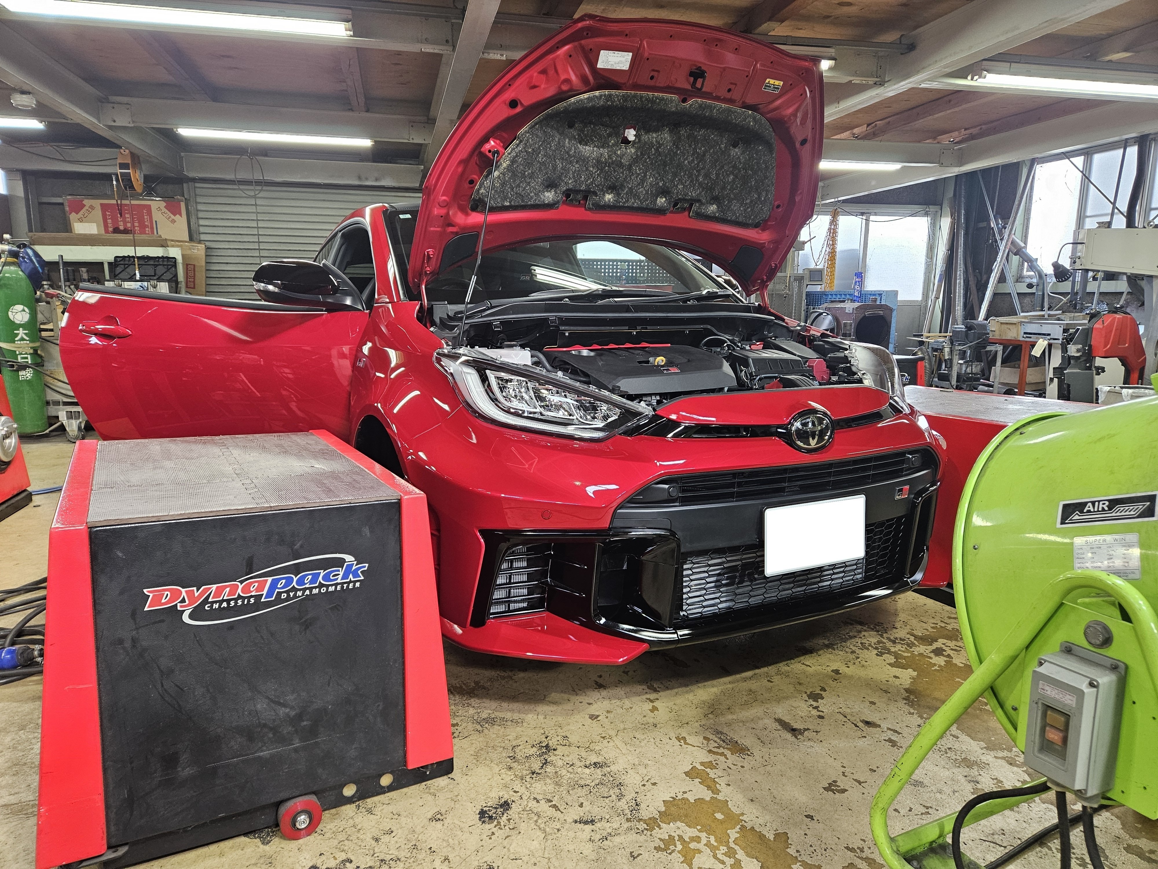 GXPA16 後期GRヤリス 8速DAT車両の実際のパワーがアンベール