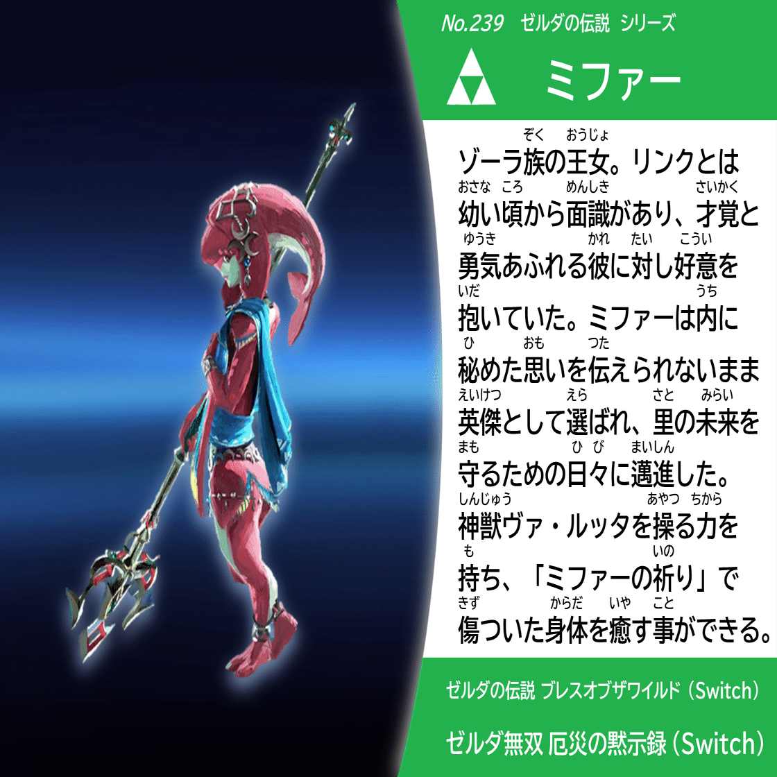 スピリッツ名鑑まとめ vol.7 『ゼルダの伝説』（BotW／厄災の黙示録