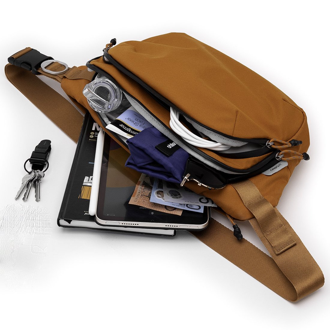 容量6リットルのたっぷりサイズを実現。どうしても持ち物が多くなって