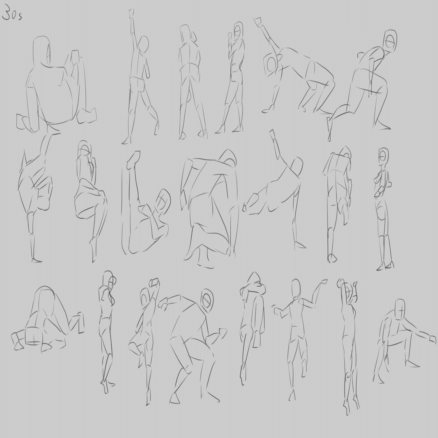 クロッキーを一年間した話｜美川みかん