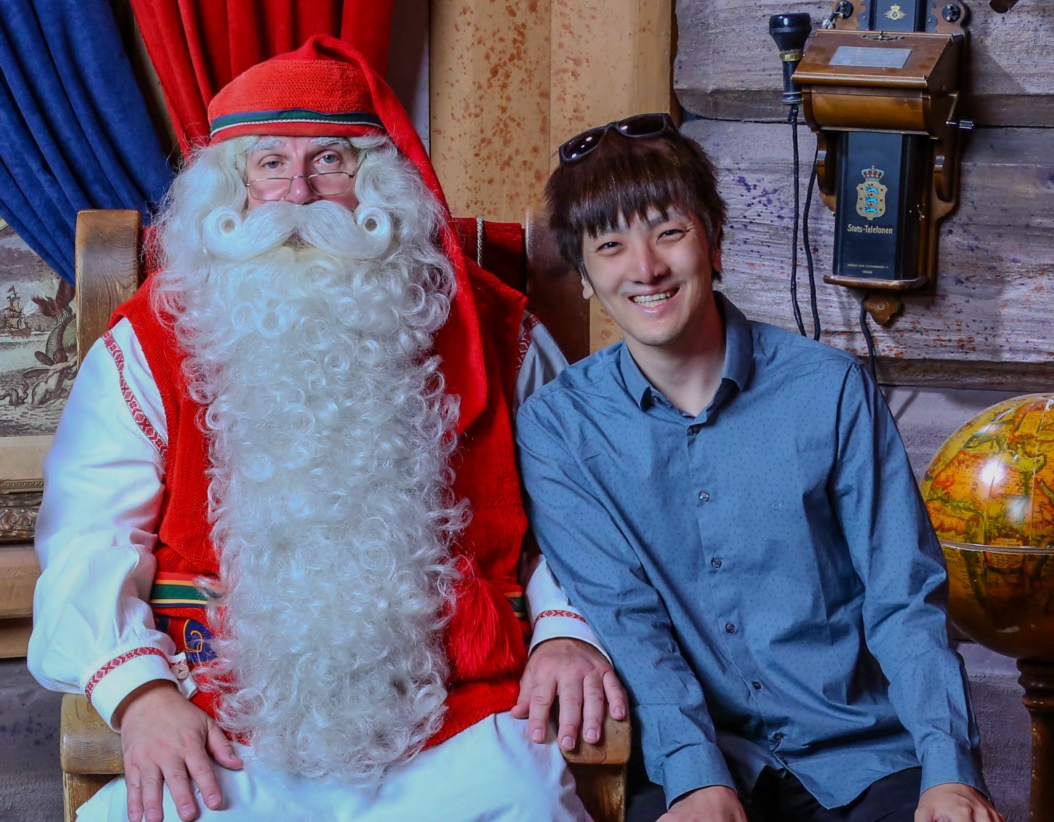 北欧旅行記】フィンランド編🇫🇮#2 サンタクロース村で本物サンタとご
