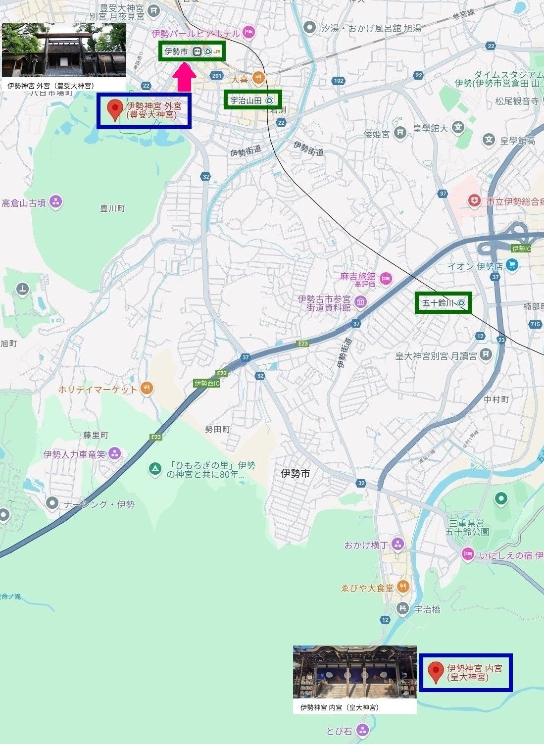 宮城県管内市町村全図 明治22～24年 伊勢斎助 明治44年再版