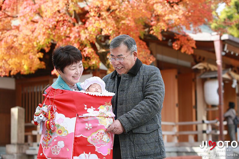 伊射奈岐神社のお宮参り出張撮影