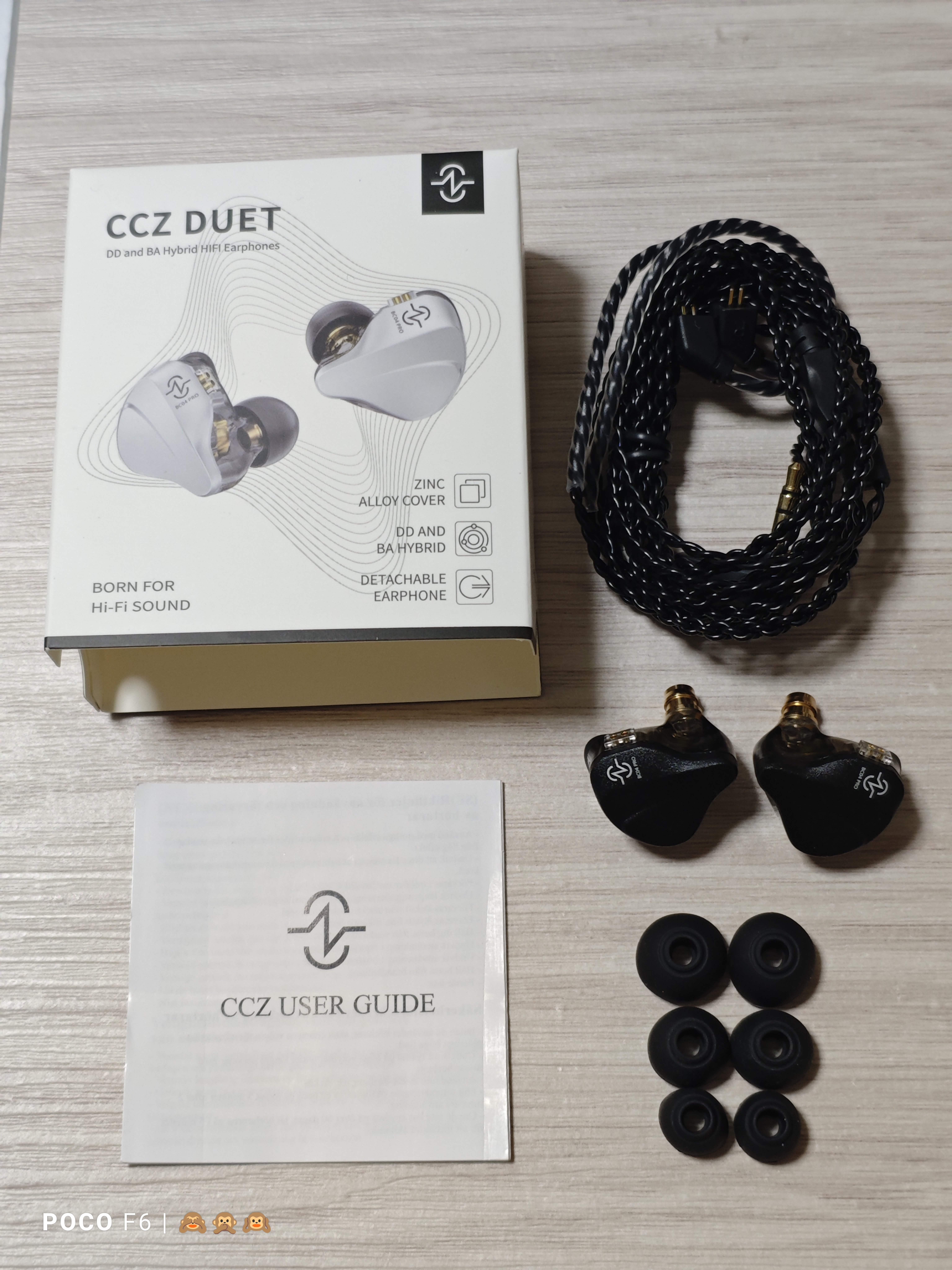 □CCZ BC04PRO 『Duet』 紹介｜イヤホンジャックと豆🐒@ポタオデ