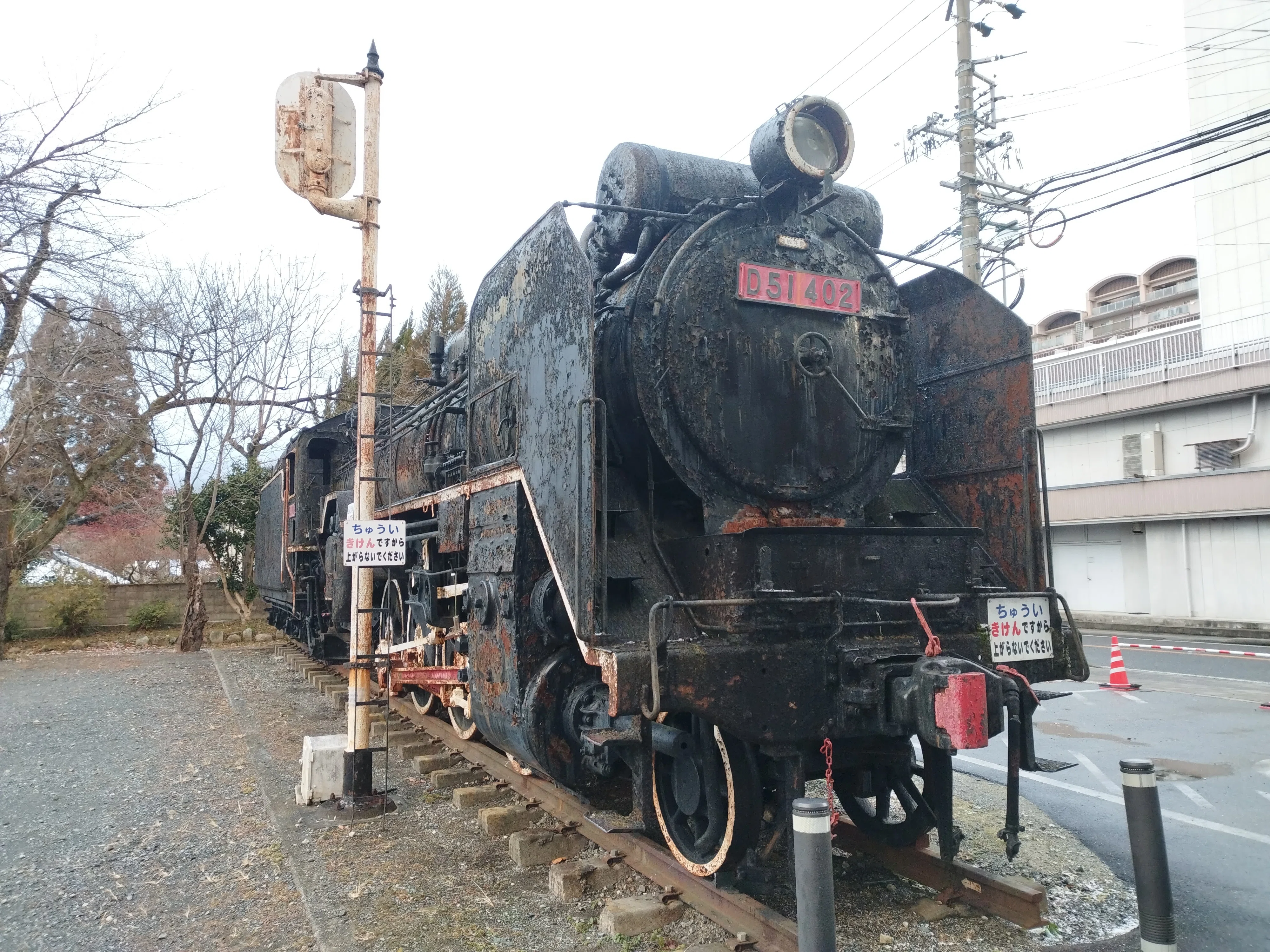 飯田市のD51｜線路と鹿