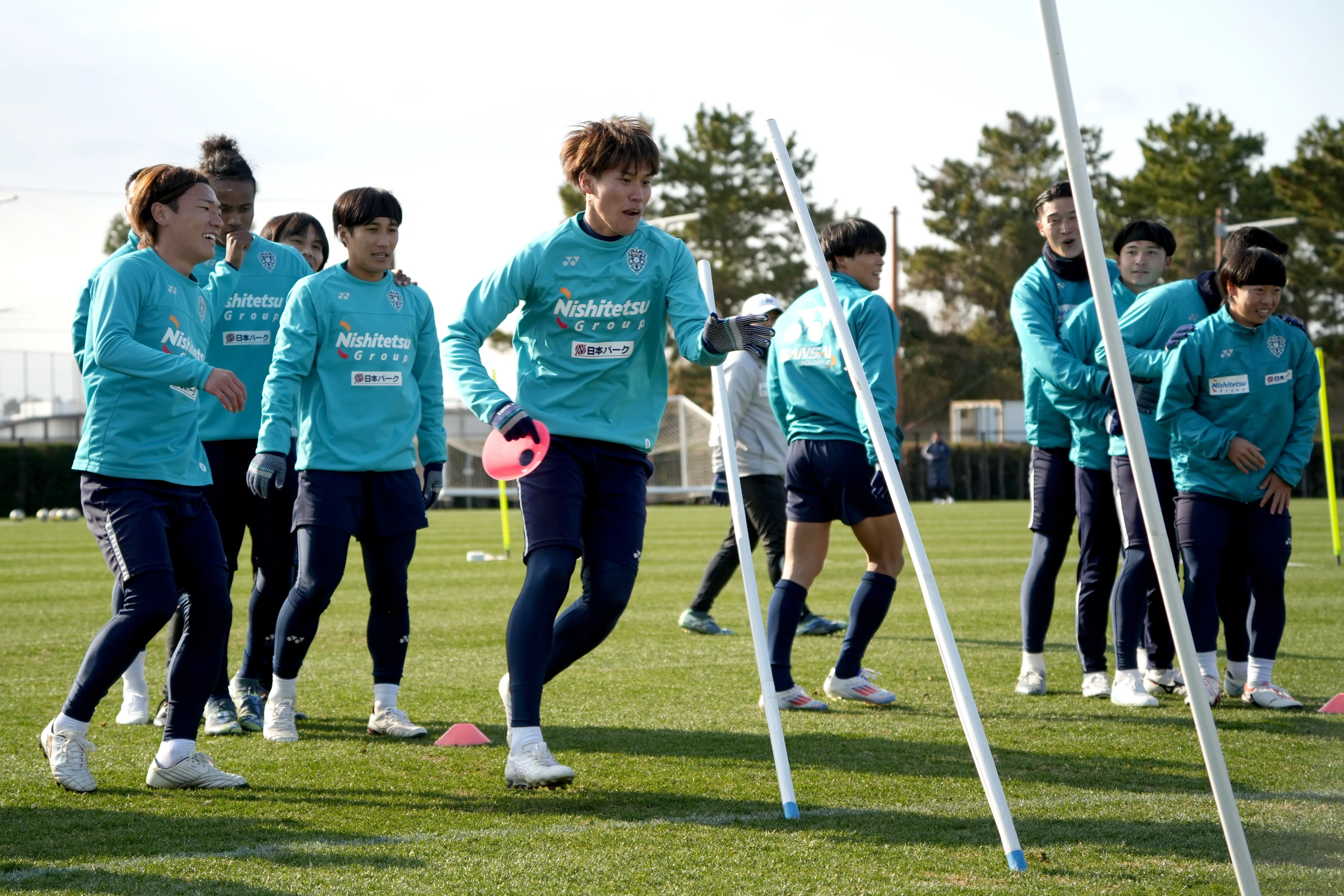2025年1月8日 アビスパ福岡 雁ノ巣練習｜hybrid AVISPA