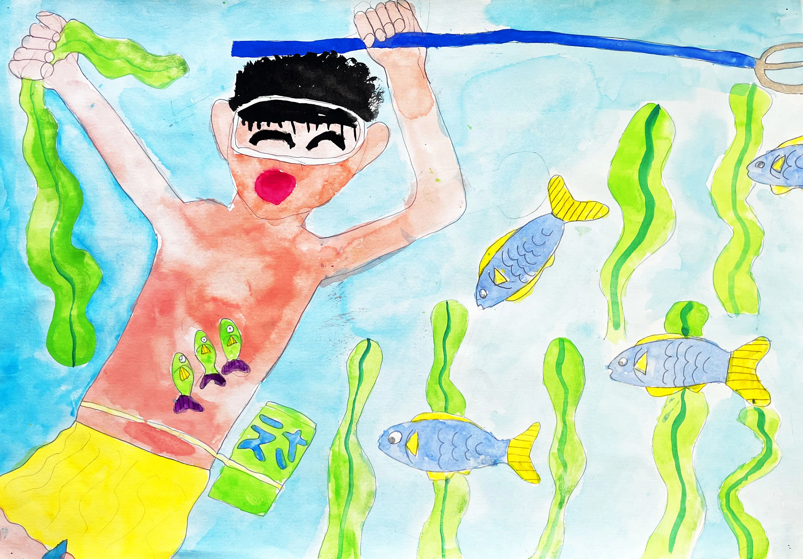 小さい頃描いた絵がでてきたよー 【その2】｜鹿角時計