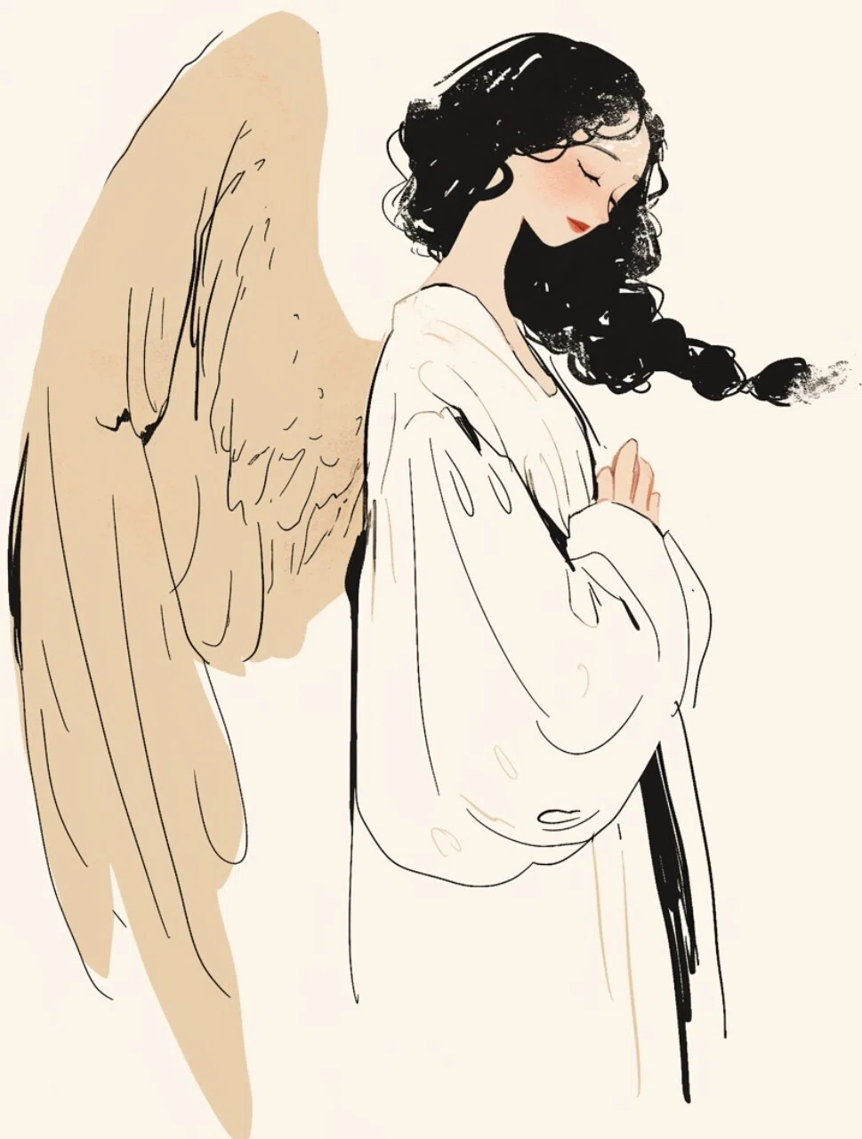 笑顔の天使 イ7038 6579 1月10日に投稿したAIイラスト～天使｜Lyustyleのクリエイターズファイル