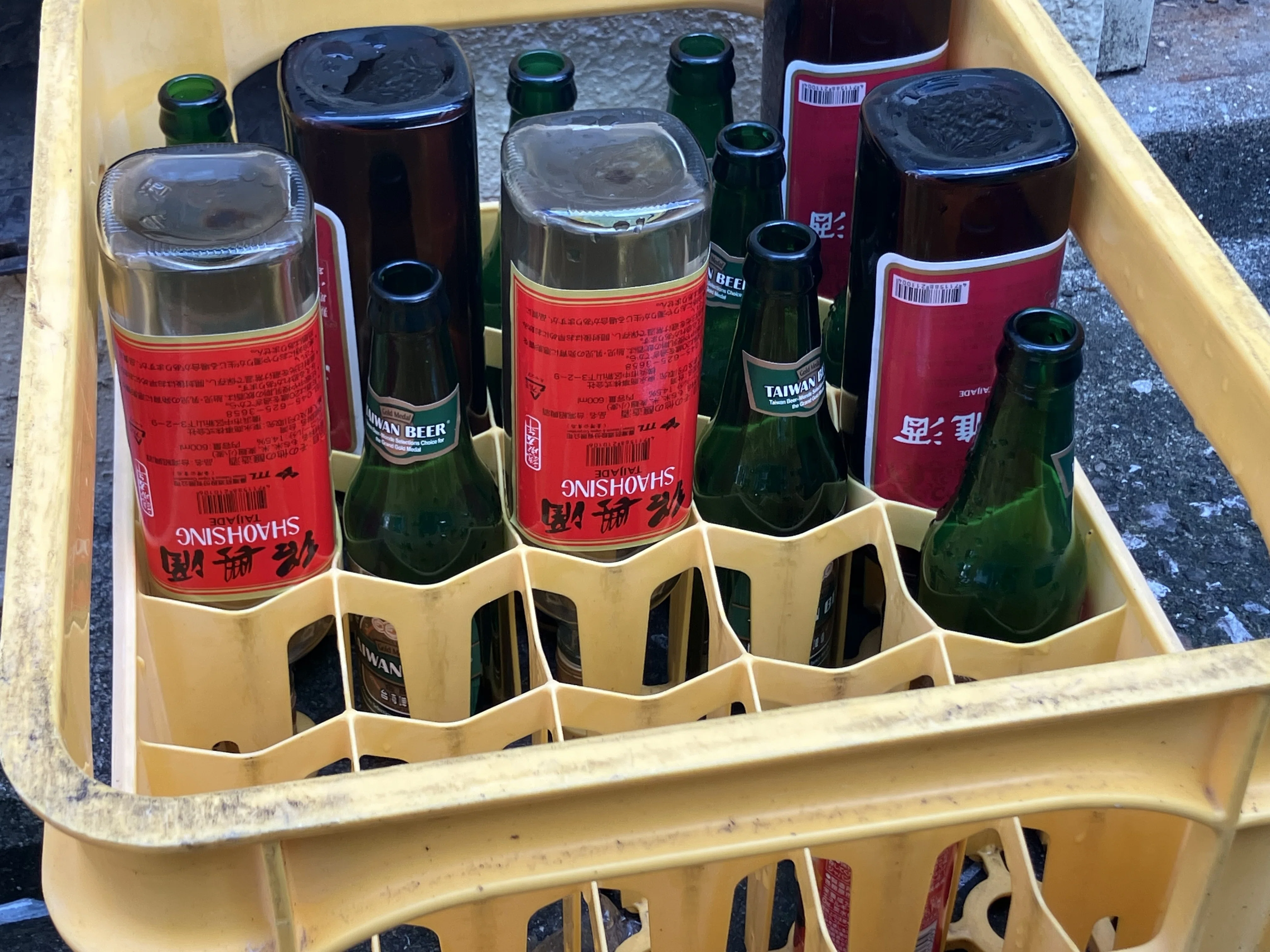 台湾のお酒空瓶 台湾のお酒空瓶
