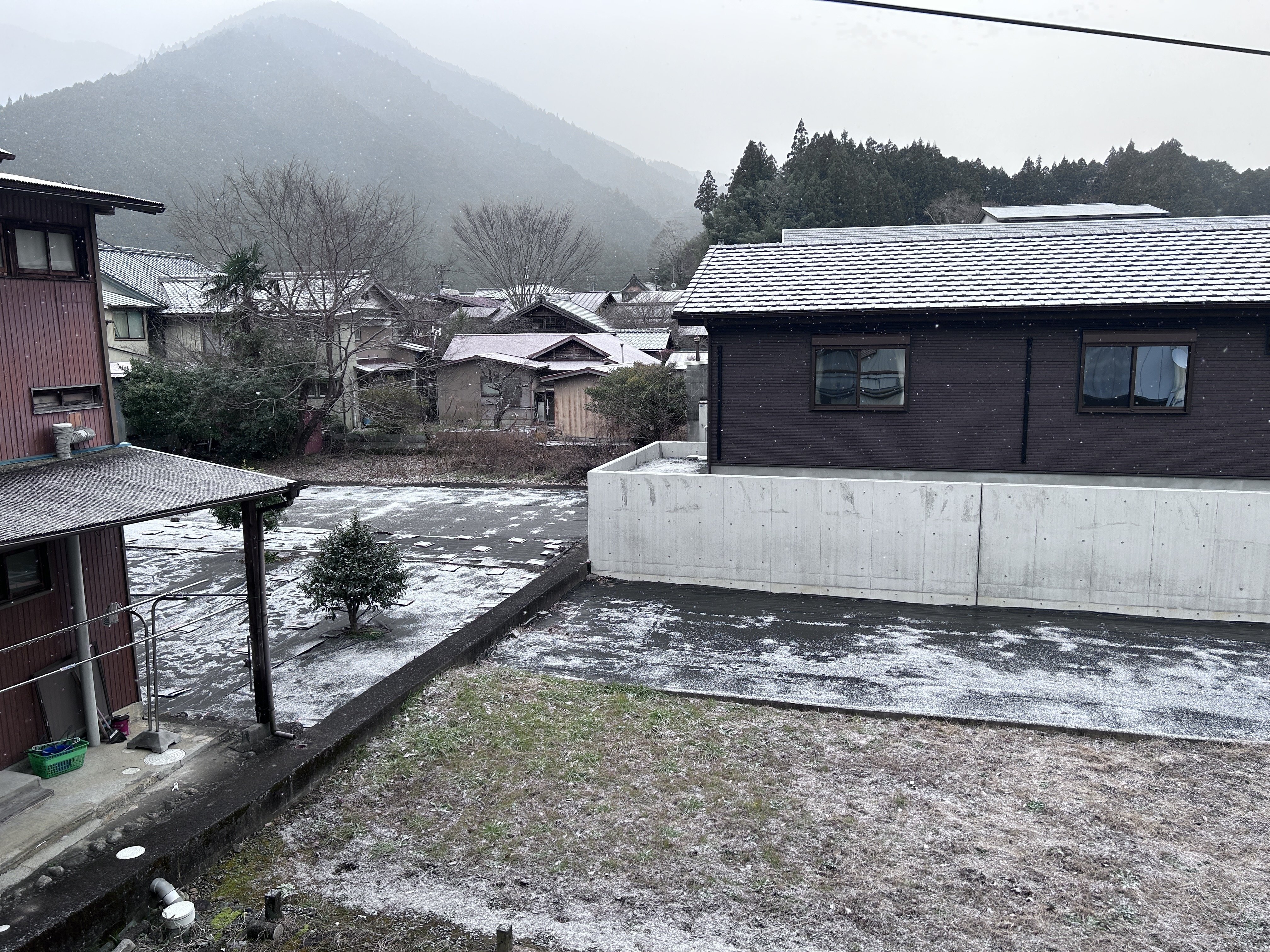 2025年 ついに浦川に初雪が降りました。そして僕が撮影した風景が