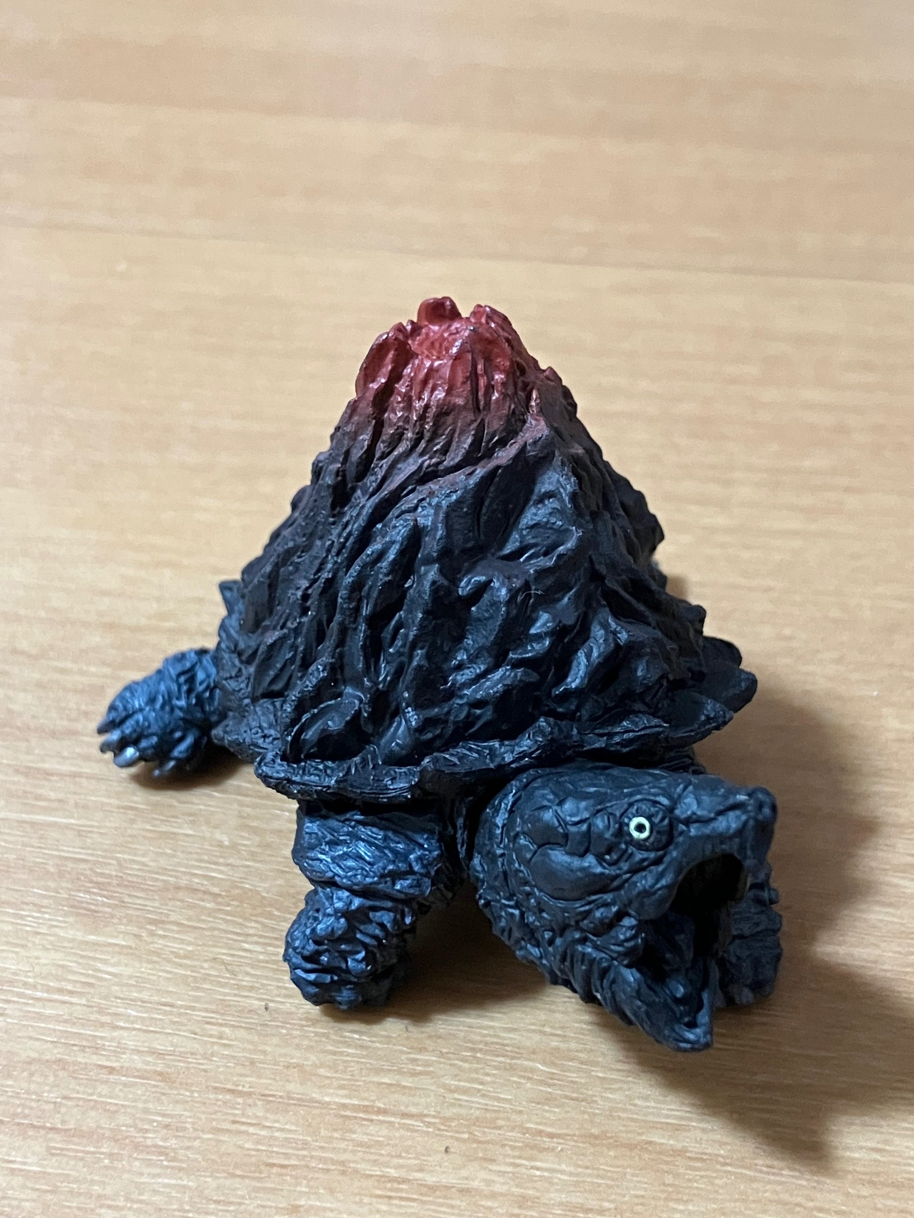 ガチャガチャで当たったカメのフィギュアがまんまトリコのマウント