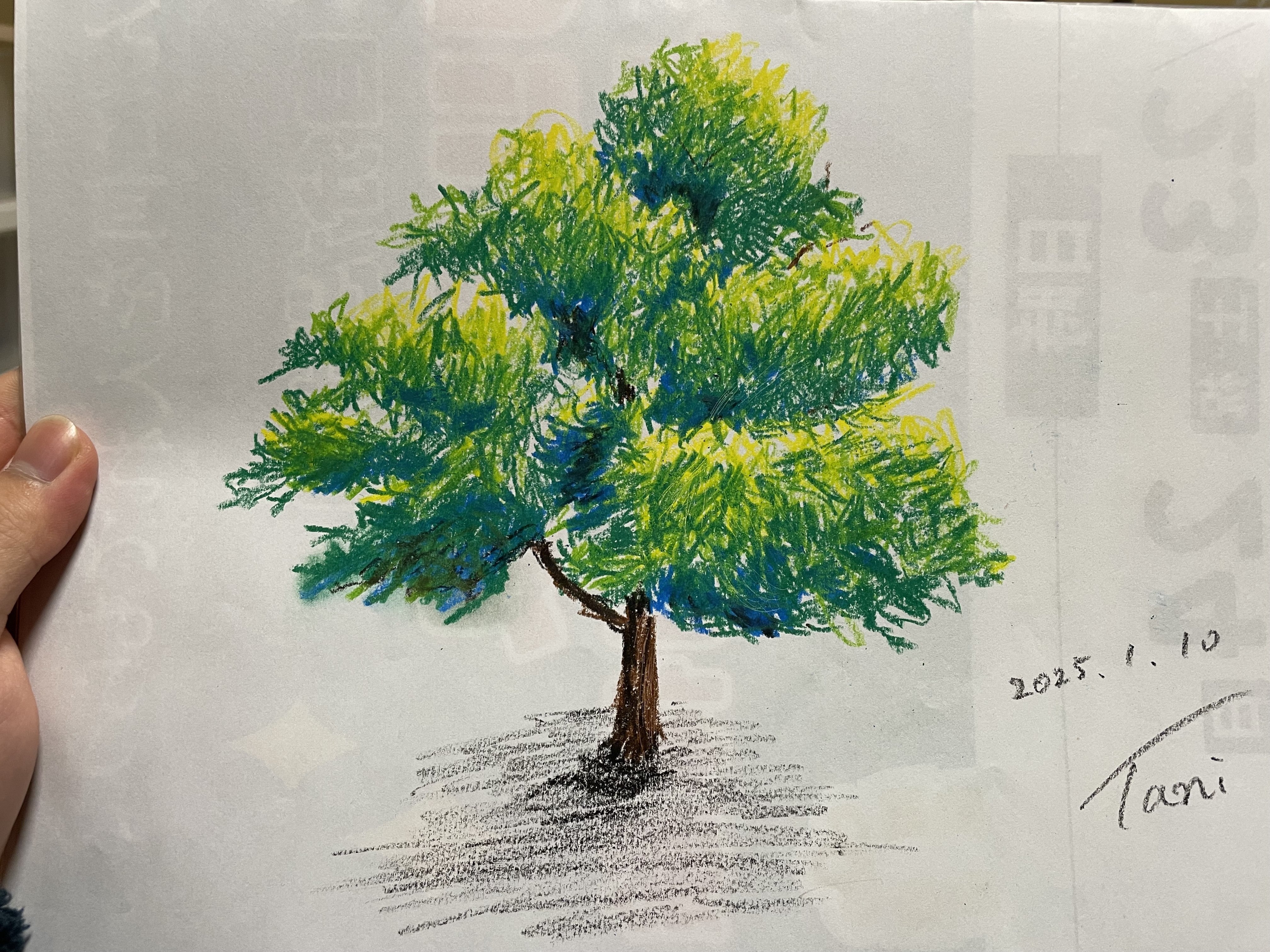 クレヨンにハマりつつあるこの頃｜たにだいすけ