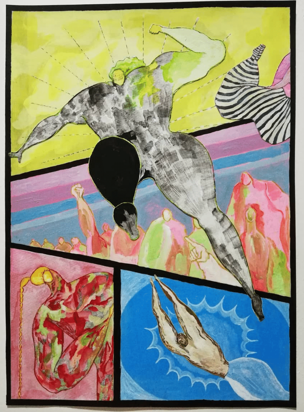 平面の中に、無限に広がる世界を描く 画家・仲 紗如美（なか さゆみ