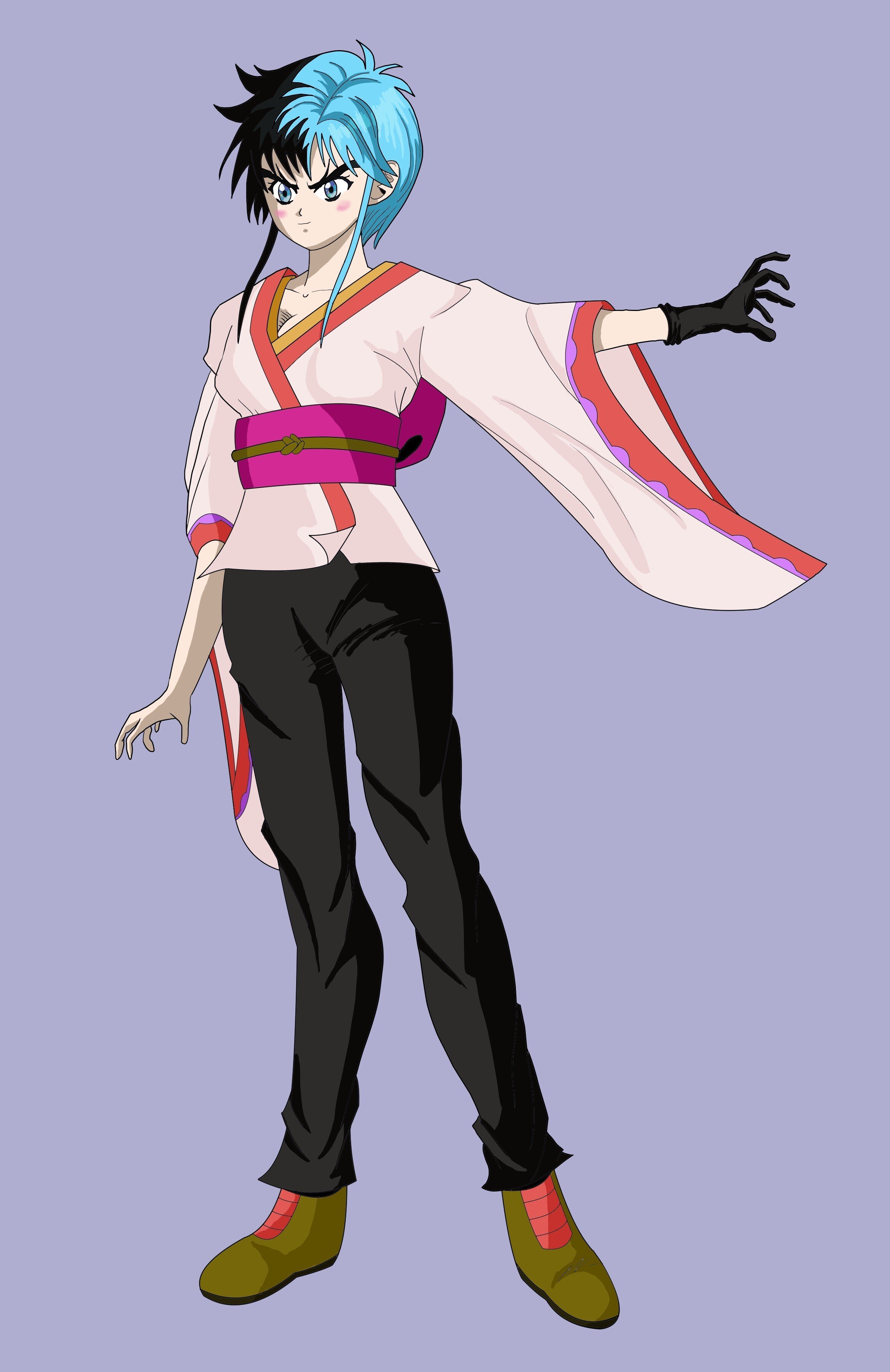 ゆきめ＆ぬ～べ～フュージョンイラスト！（By地獄先生ぬ～べ～）｜マニ