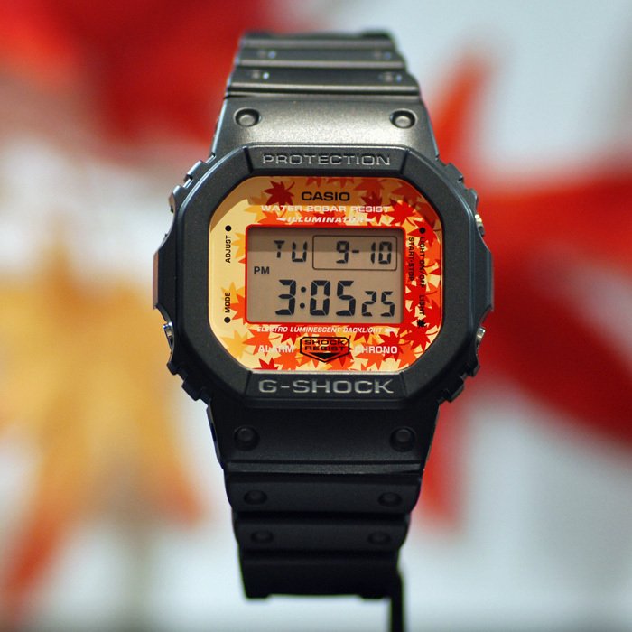 CASIO G-SHOCK ジーショック　葛飾北斎 赤富士 赤富士】葛飾北斎の名作浮世絵が時計に。冨嶽三十六景がG-SHOCK