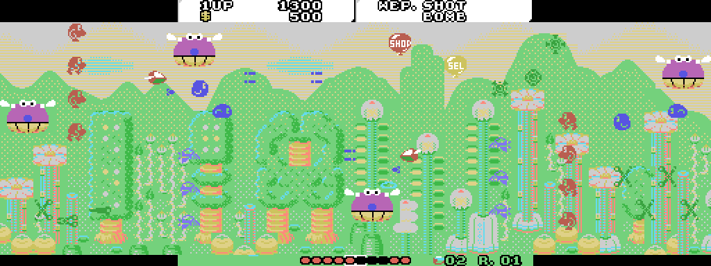 ファンタジーゾーン MSX用 ファンタジーゾーン MSX GFX|やぢおぅ / Yazioh