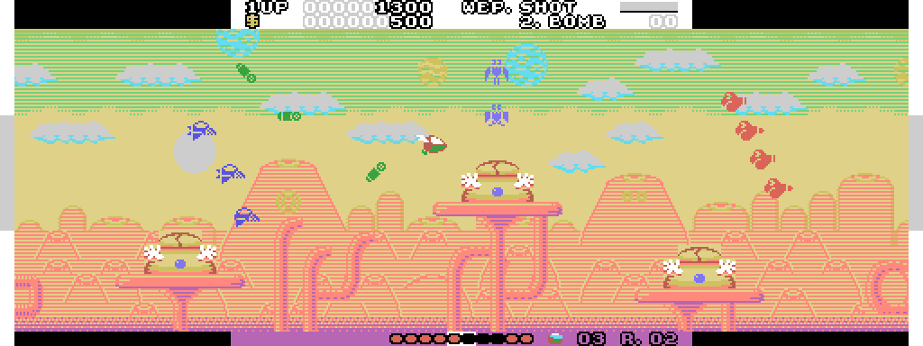 ファンタジーゾーン MSX用 ファンタジーゾーン MSX GFX｜やぢおぅ / Yazioh