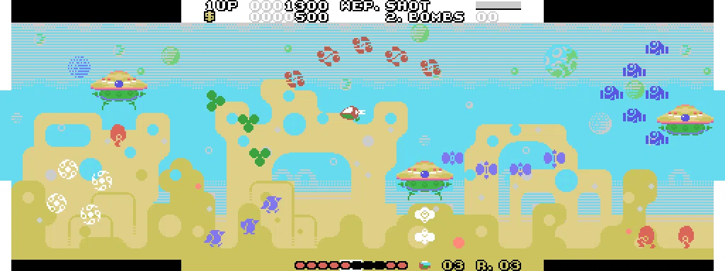 ファンタジーゾーン MSX GFX｜やぢおぅ / Yazioh